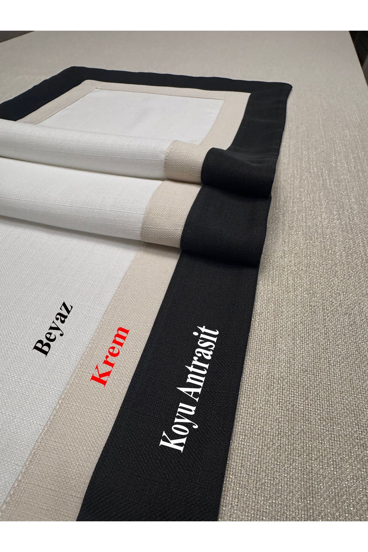 Çerçeve Detaylı Dertsiz Assos Modern Runner 45x150cm Swan