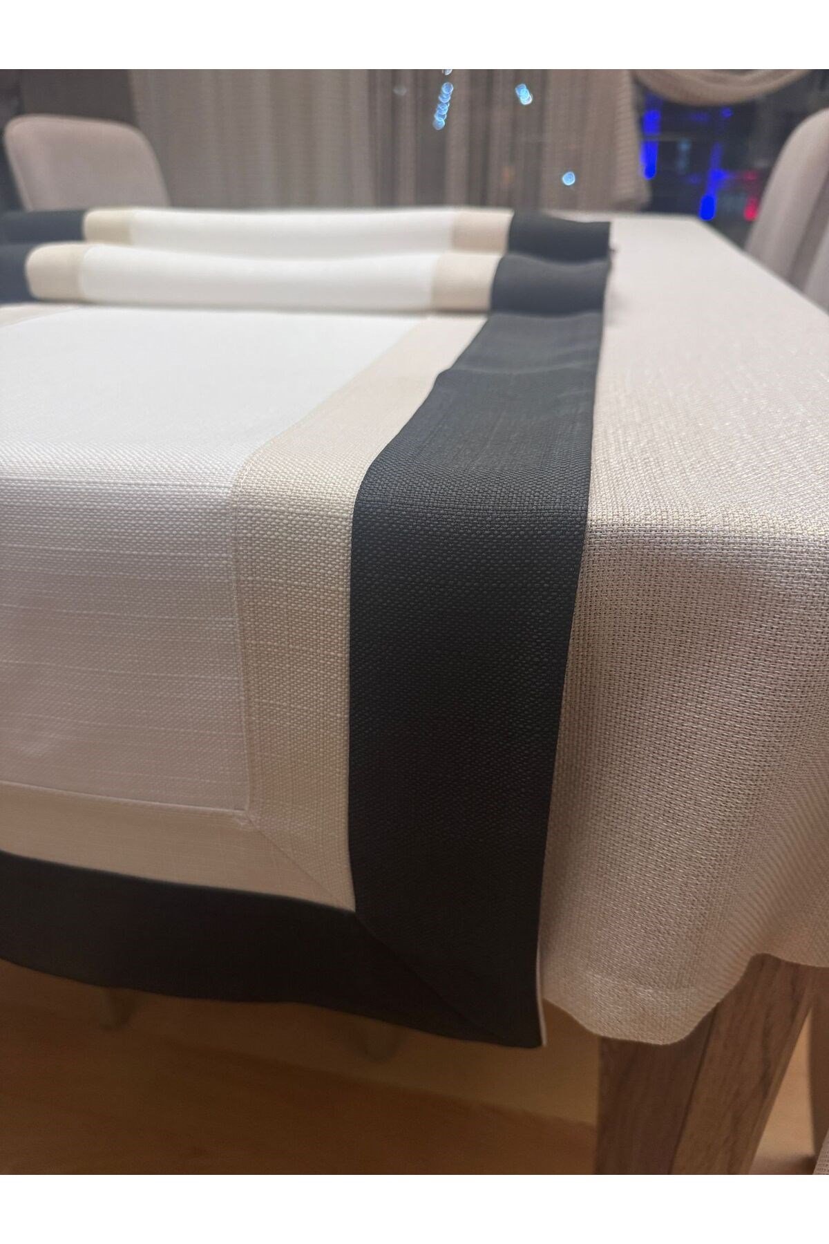 Çerçeve Detaylı Dertsiz Assos Modern Runner 45x150cm Swan