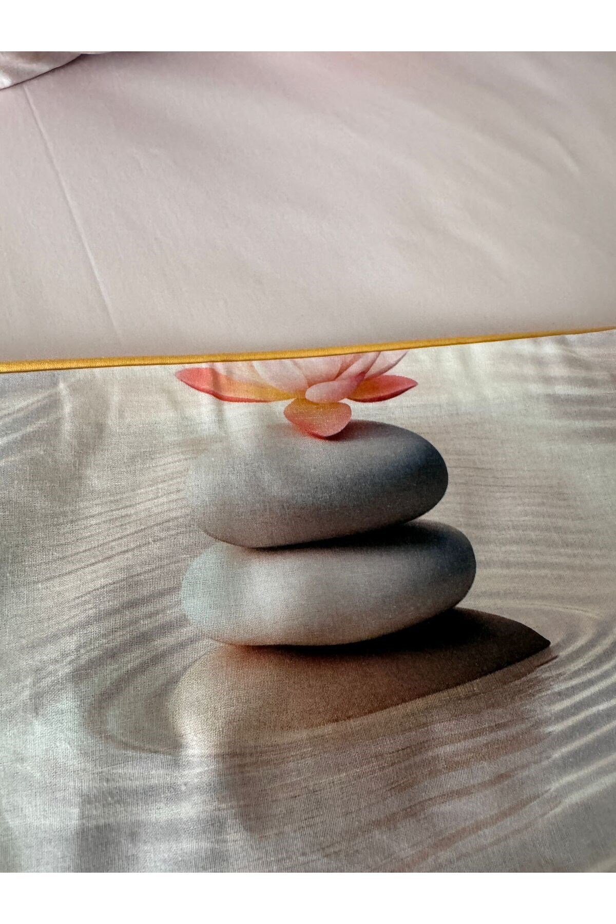 Çeyizlik Çift Kişilik Nevresim Takımı | Lotus Desenli | Özel Kutulu | Modern & Şık Yatak Odası Seti 6 Parça