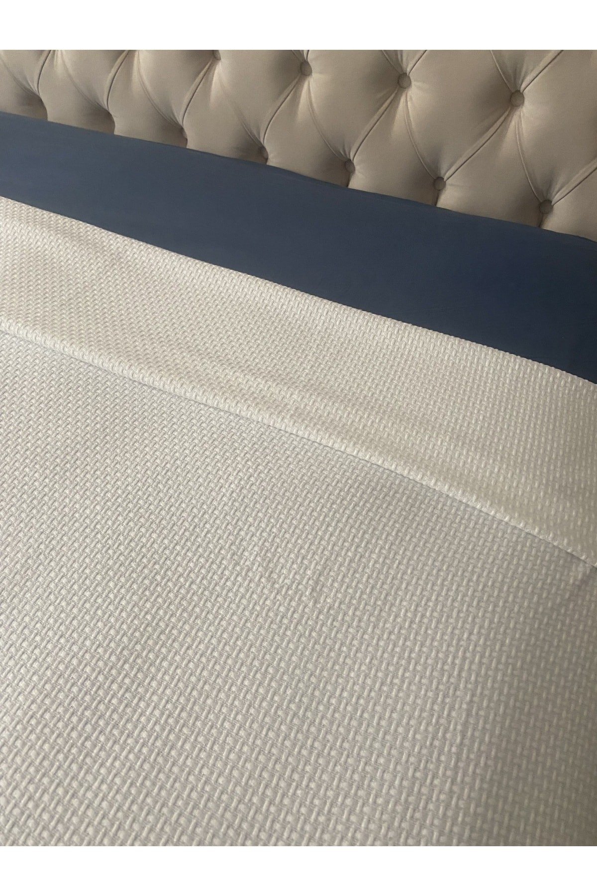 Çift Kişilik Pike %100 Pamuklu Lastikli Çarşaf Yastık Kılıfı Takım 4 Parça