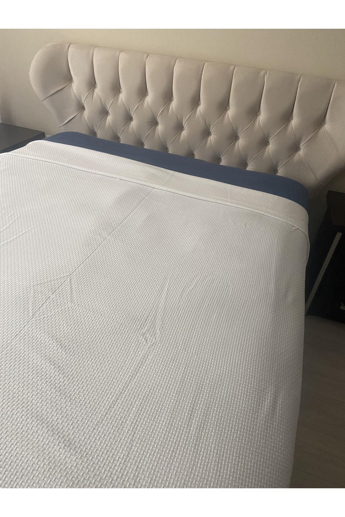 Çift Kişilik Pike %100 Pamuklu Lastikli Çarşaf Yastık Kılıfı Takım 4 Parça