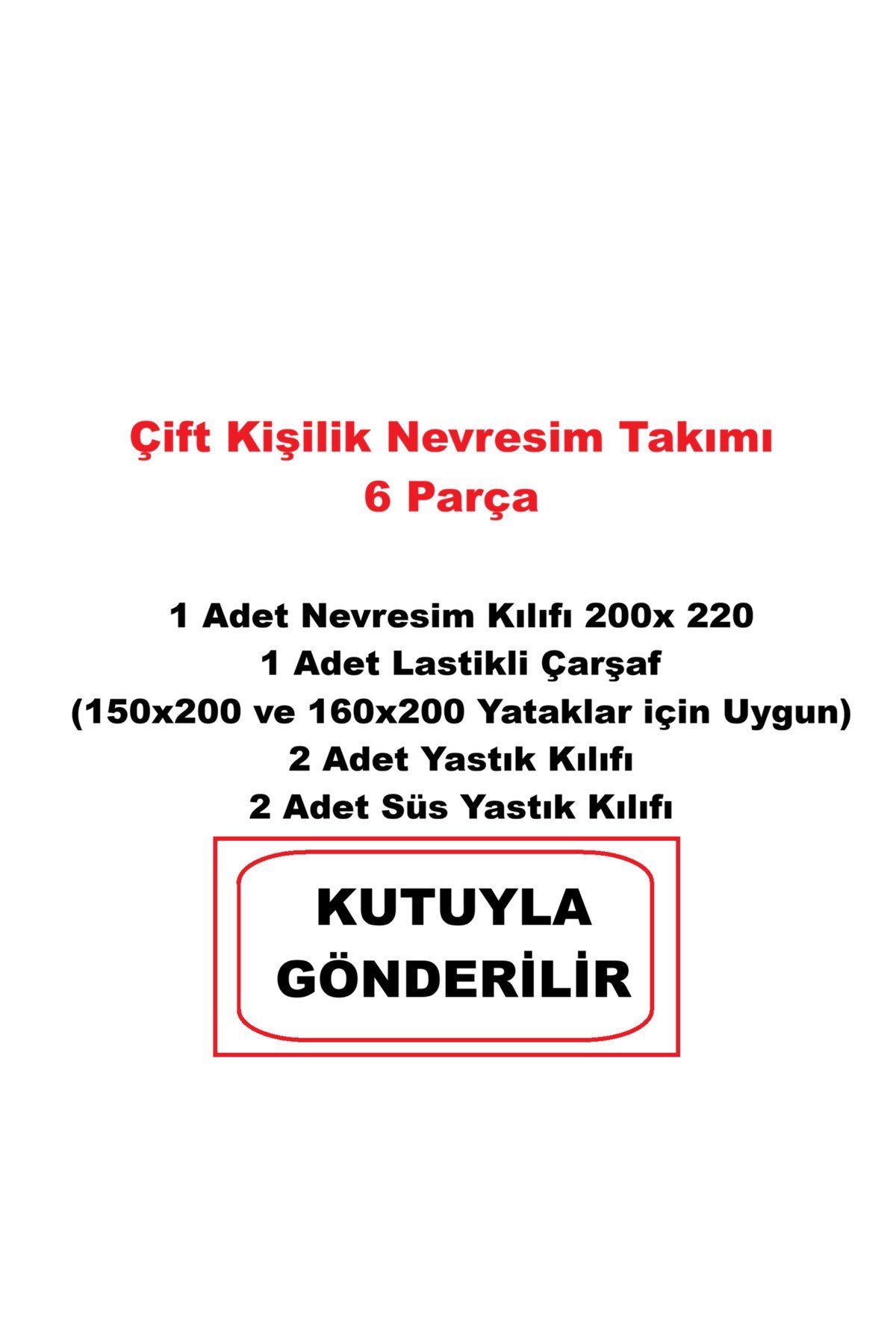 Etnik Desenli %100 Pamuk Çift Taraflı Nevresim Takımı 6 Parça