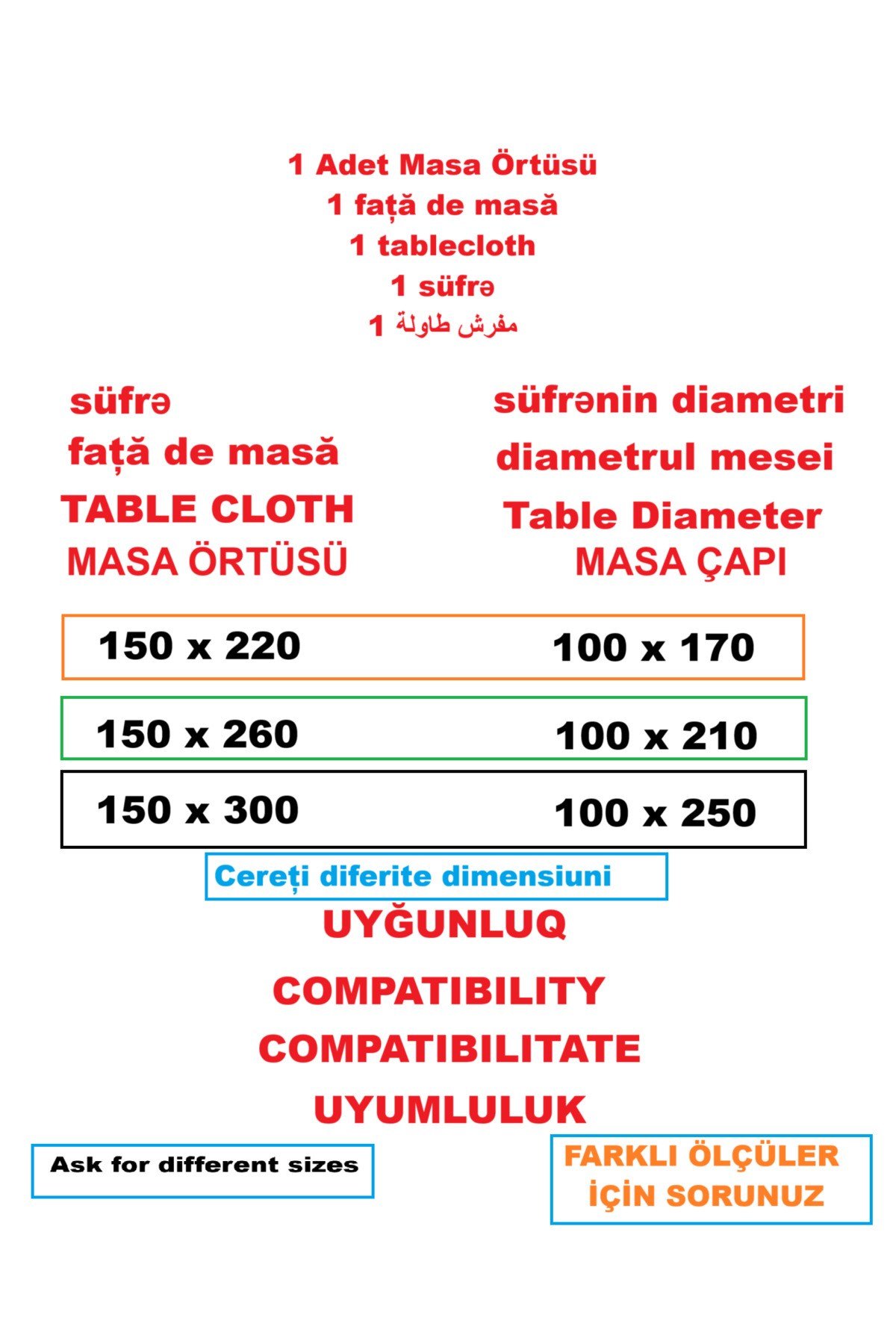 Gri Nakış İşleme Detaylı Dertsiz Masa Örtüsü Kırık Beyaz + 12 Beyaz Peçete