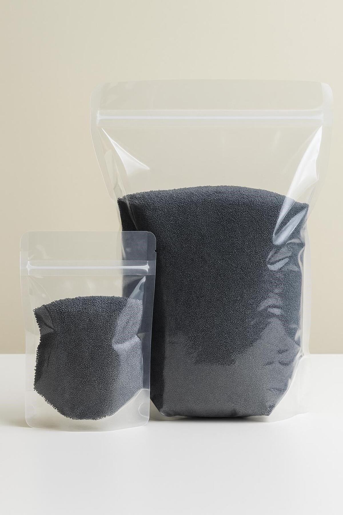 Incı Tozu Antrasit Renk Gül Kokulu Mum Sonsuzluk Tozu Mum Doğal Mum 100 Gram - 10 Adet Fitil Ile