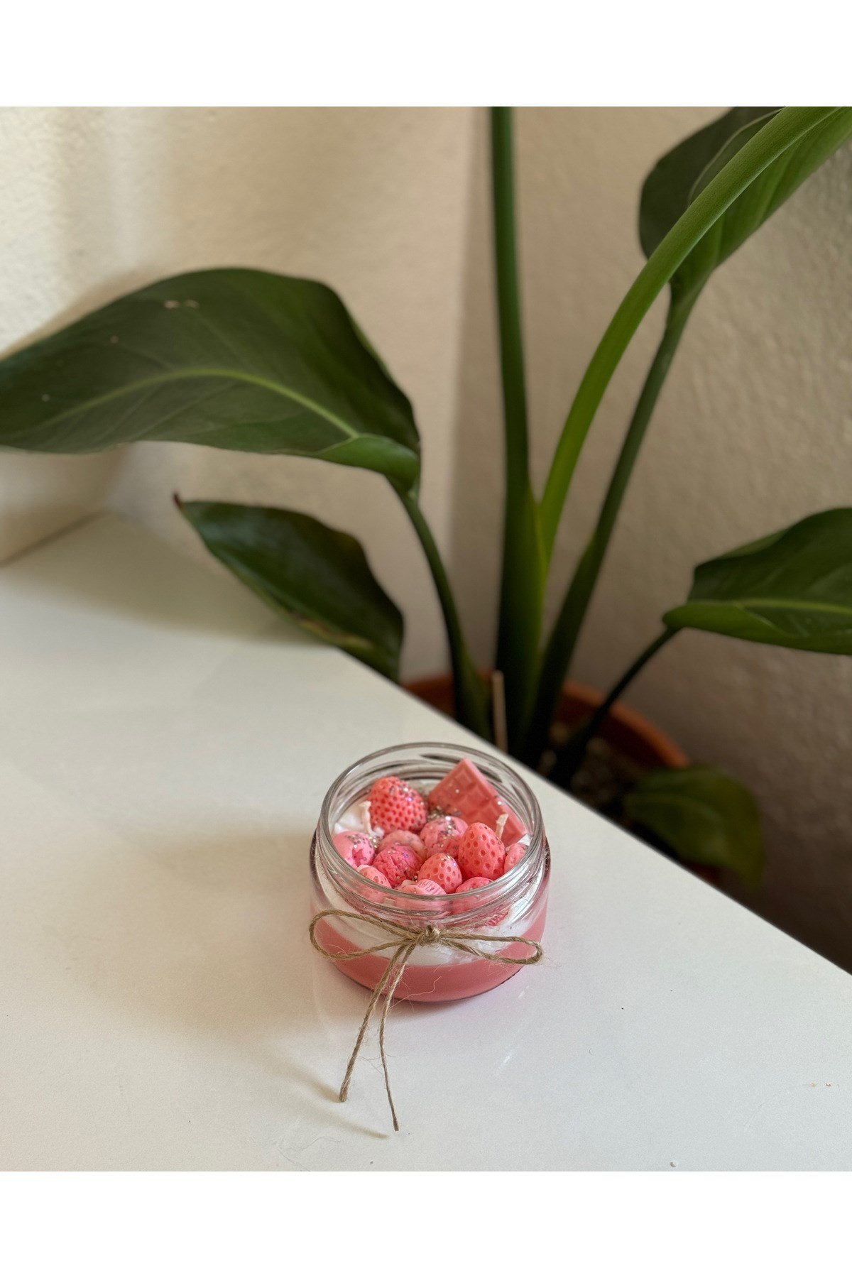 juice plate candle