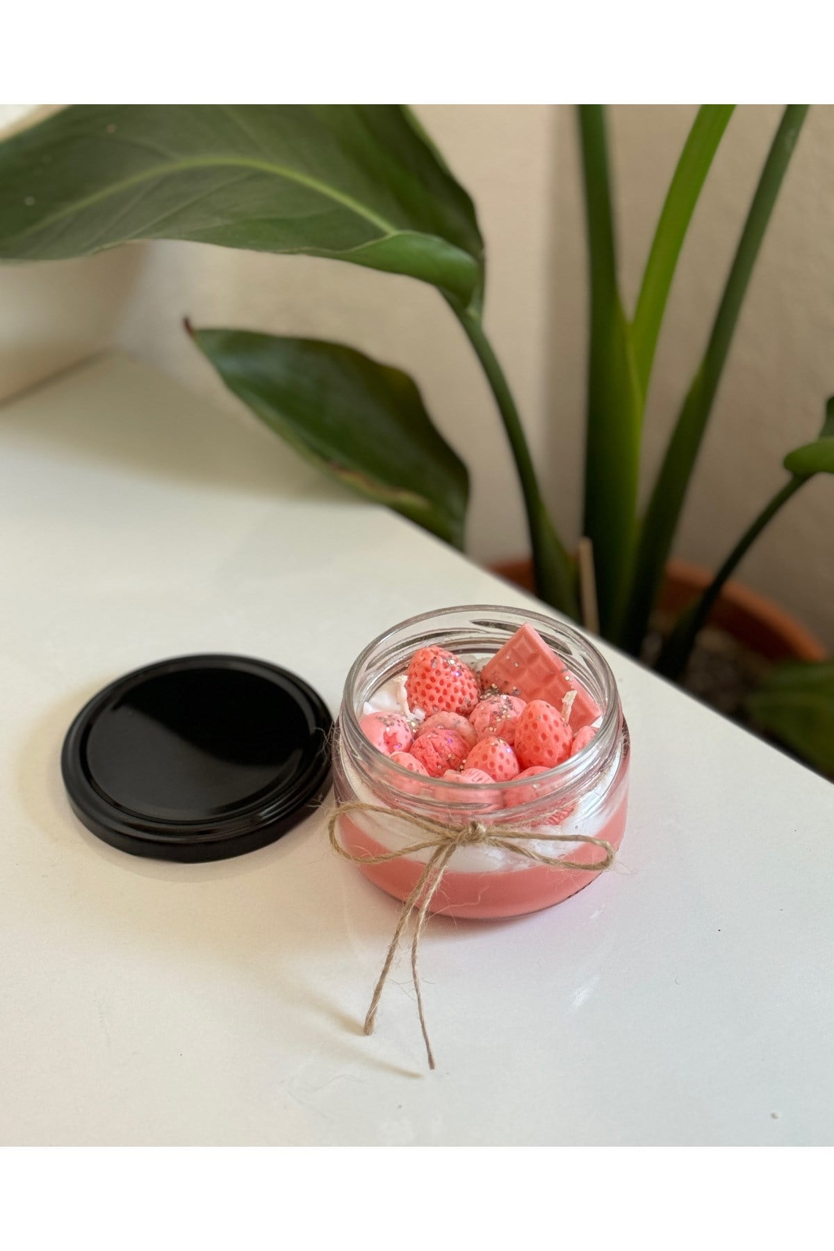 juice plate candle