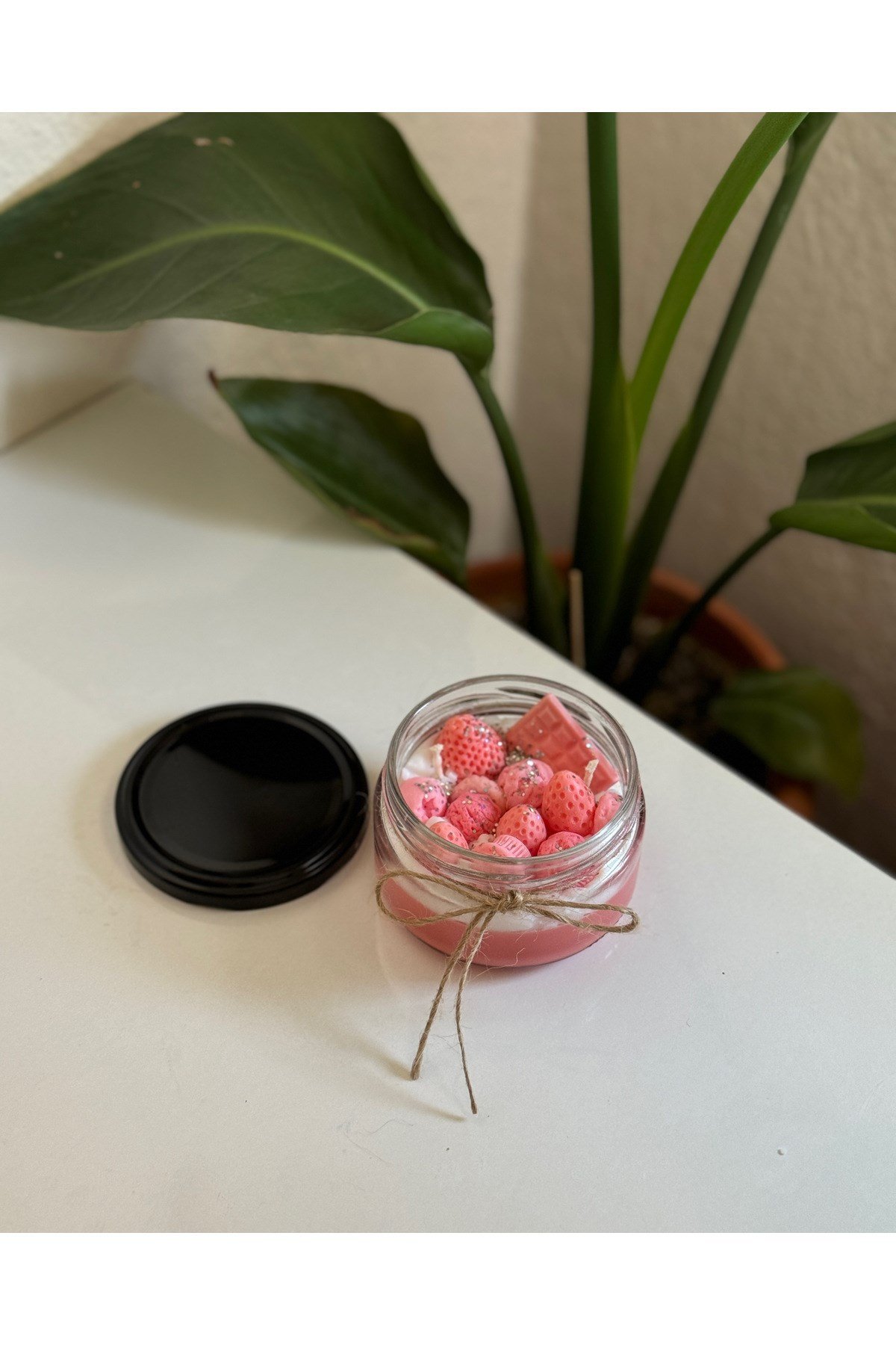 juice plate candle