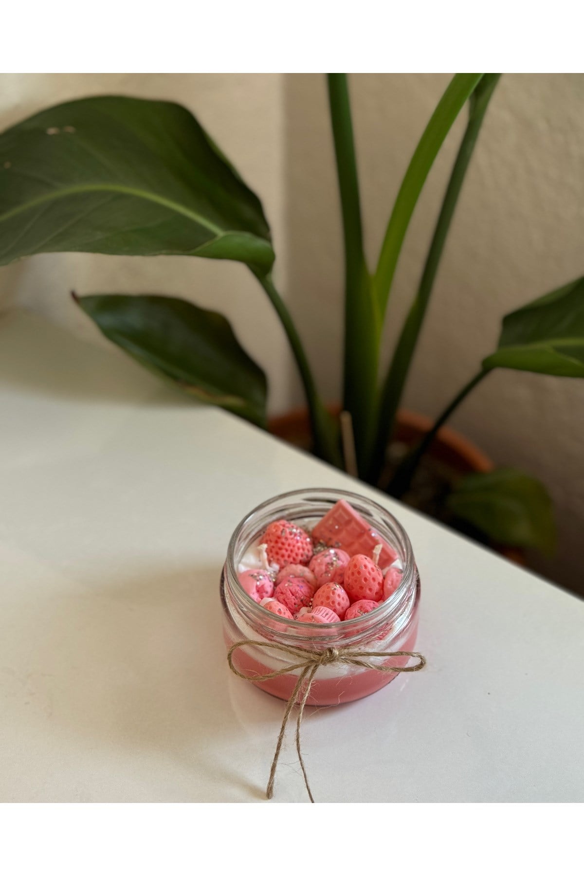 juice plate candle