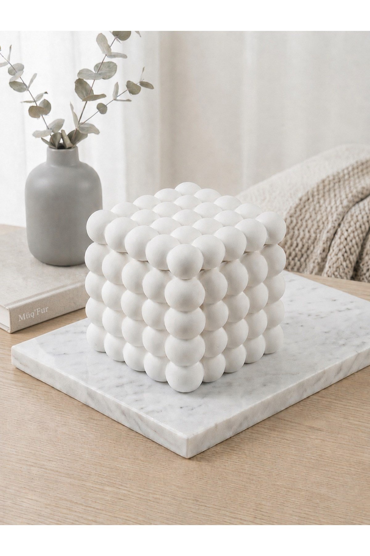 Kapaklı Dekoratif Bubble Organizer Tabak/kutu