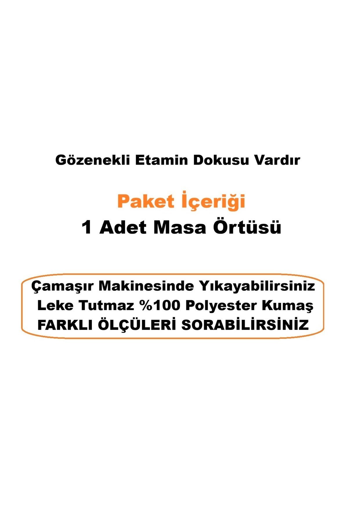Kırık Beyaz Keten Görünümlü Masa Örtüsü | Masanıza Özel Ölçü Dikim | Modern ve Şık Tasarım