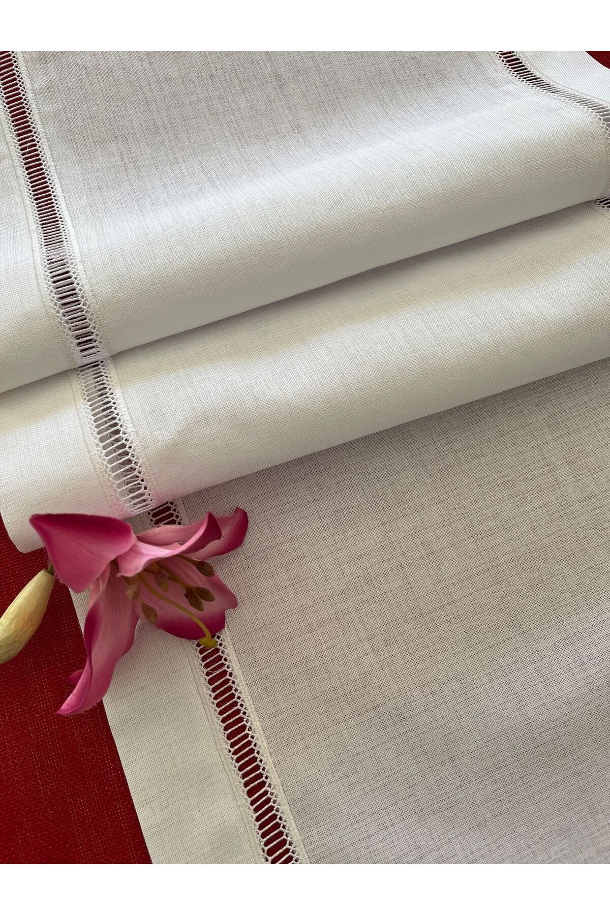 Kolber Detaylı Dertsiz Keten Runner 40 x 160