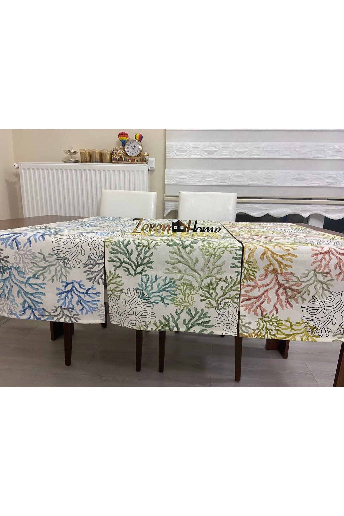 Mercan Desenli Sıvı Geçirmez Runner 45x160