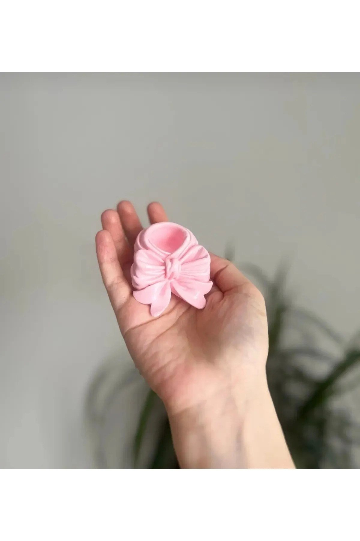 Pembe Kurdele , Fiyonk Şeklinde Şamdan , Mumluk
