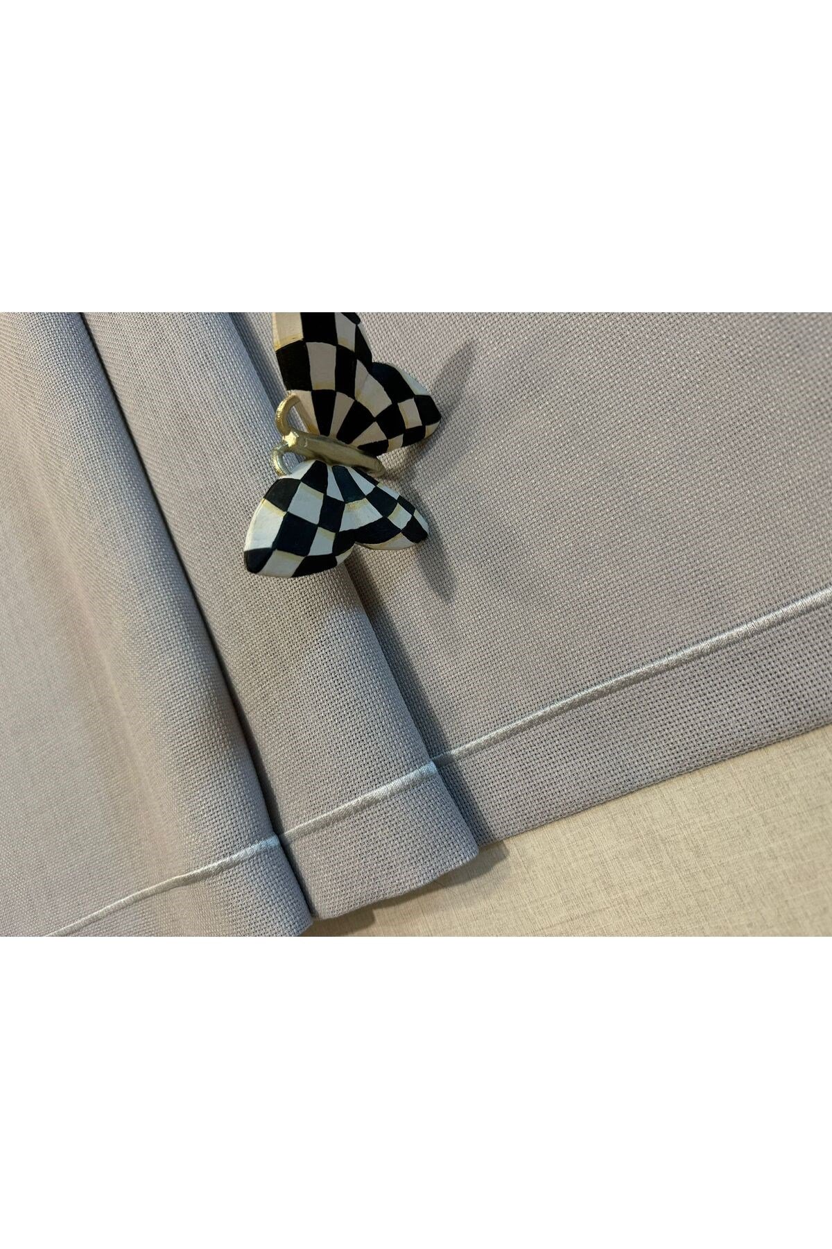 Polyester Keten Çeyiz Piko Sarma Detaylı Runner 40 x 160 - 1 Adet - Renk Seçenekli