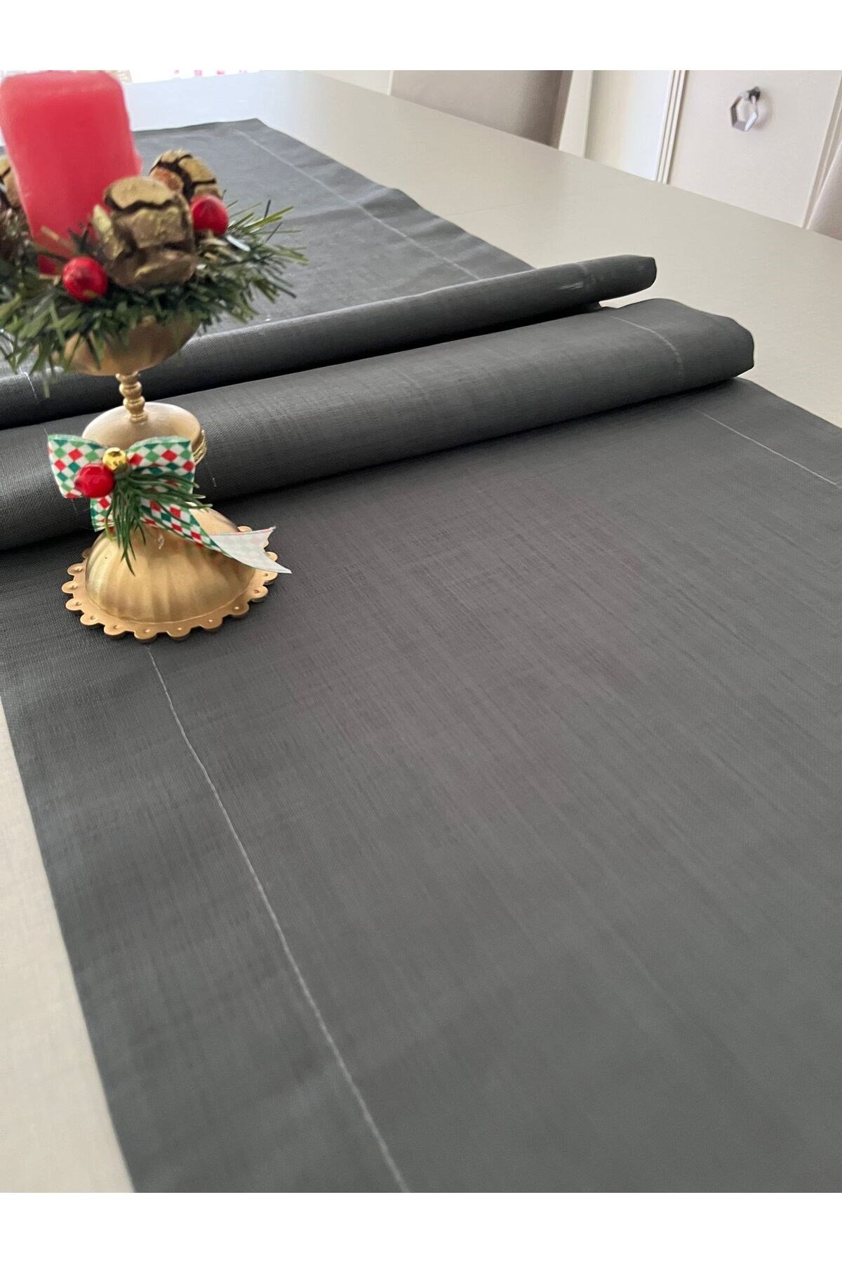 Polyester Keten Runner 40x160