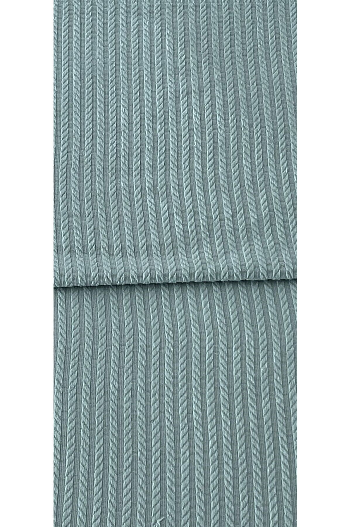 Saç Örgü Modelli TEK Kişilik Pamuklu Pike - Yatak Örtüsü 160 x 220 cm