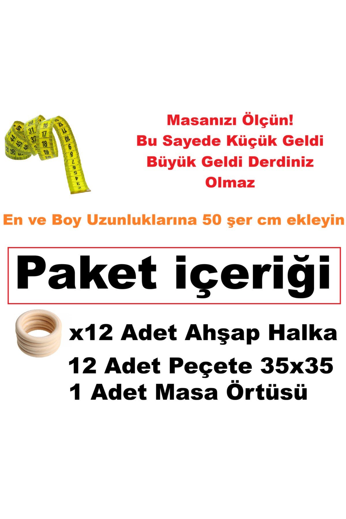 Simli Beyaz Masa Örtüsü 25 Parça Set