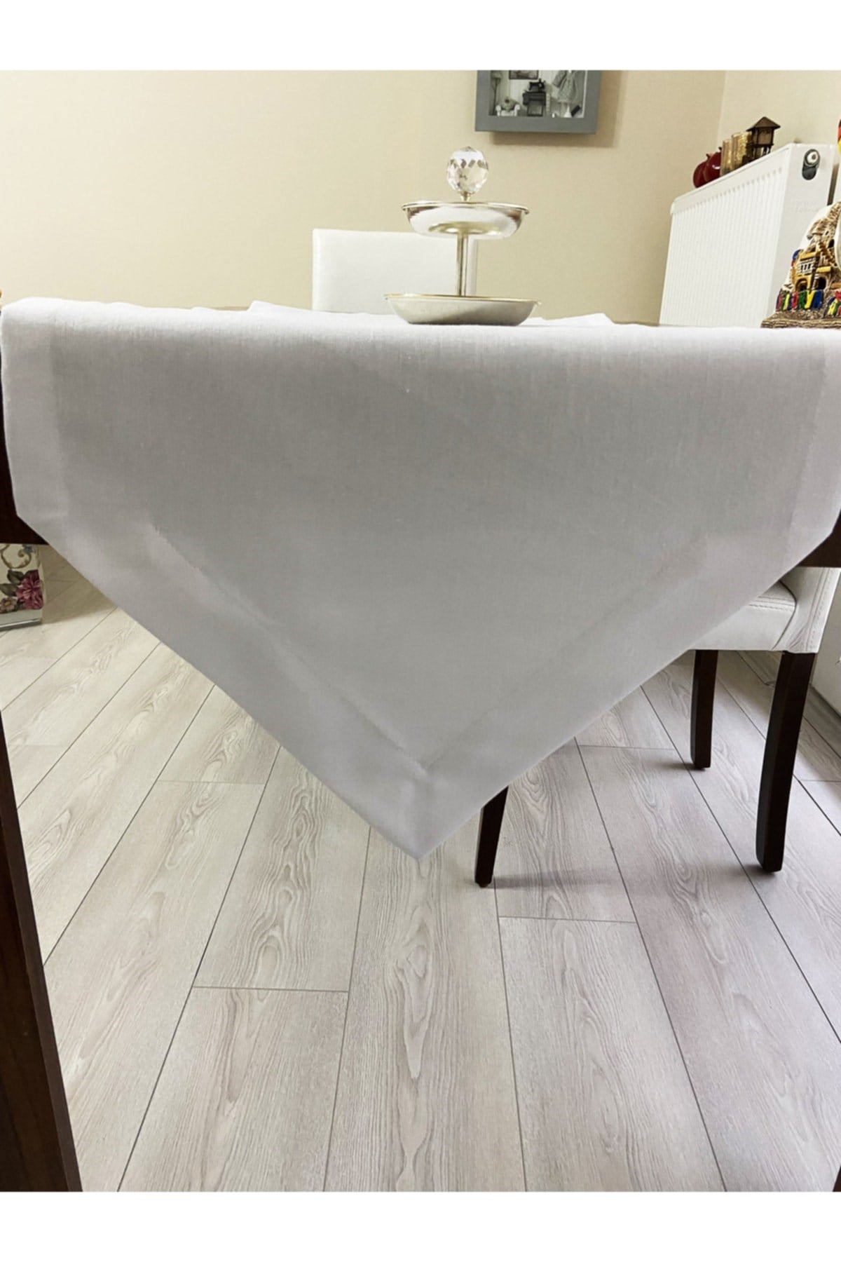 Sıvı Geçirmez Üçgen Runner Beyaz 40x160