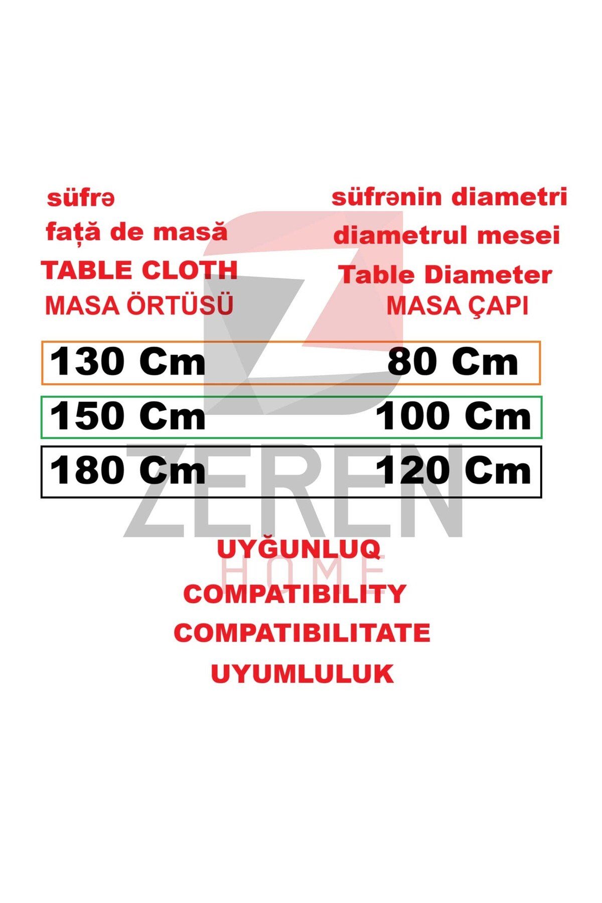 Sıvı Geçirrmez Keten Kumaş Dertsiz Yuvarlak Masa Örtüsü Bambu Yeşil