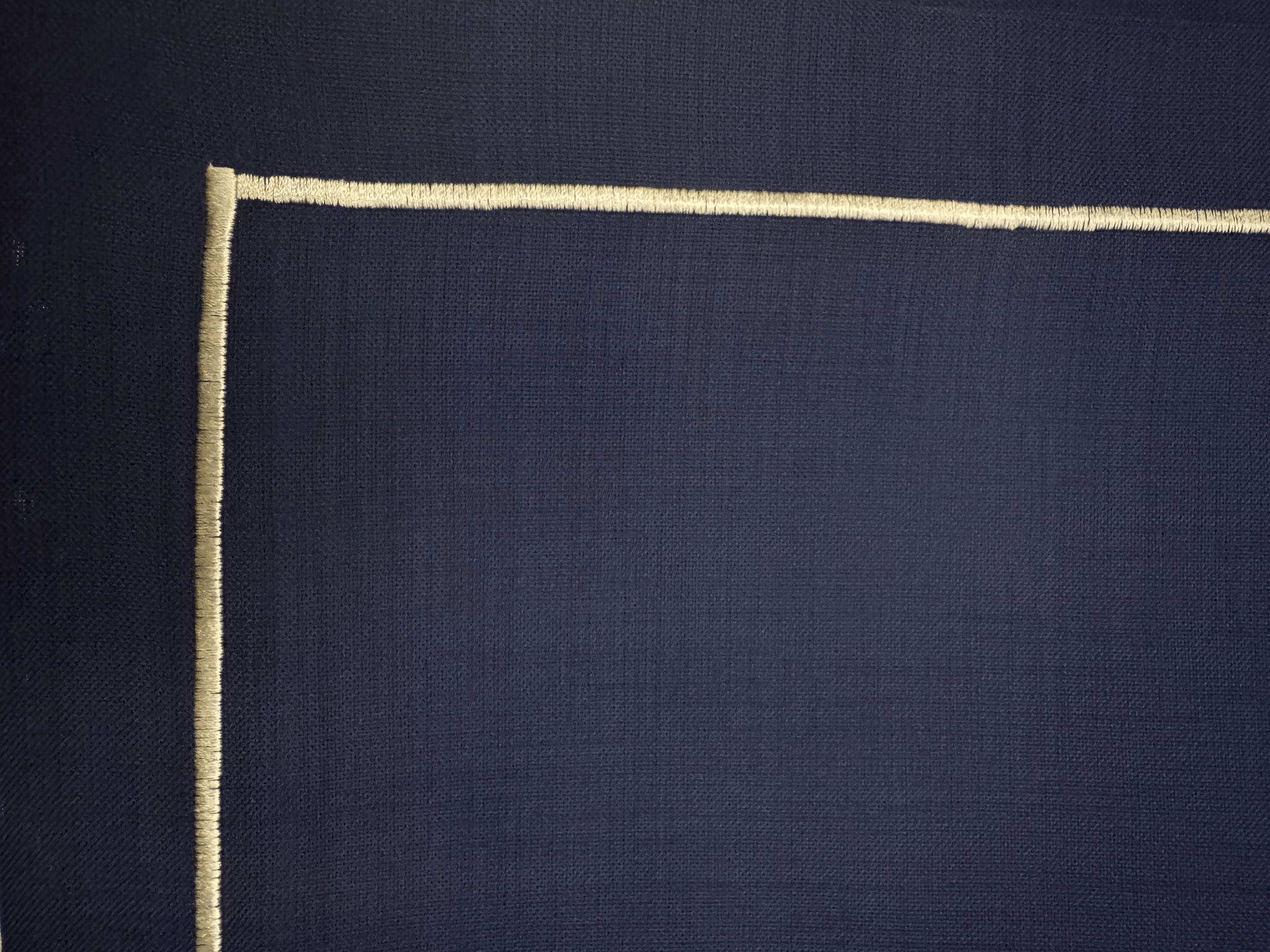 Zeren Home Piko Sarma Detaylı Polyester Keten Dertsiz Sunum Peçetesi Lacivert 40 x 40 - 6 Adet