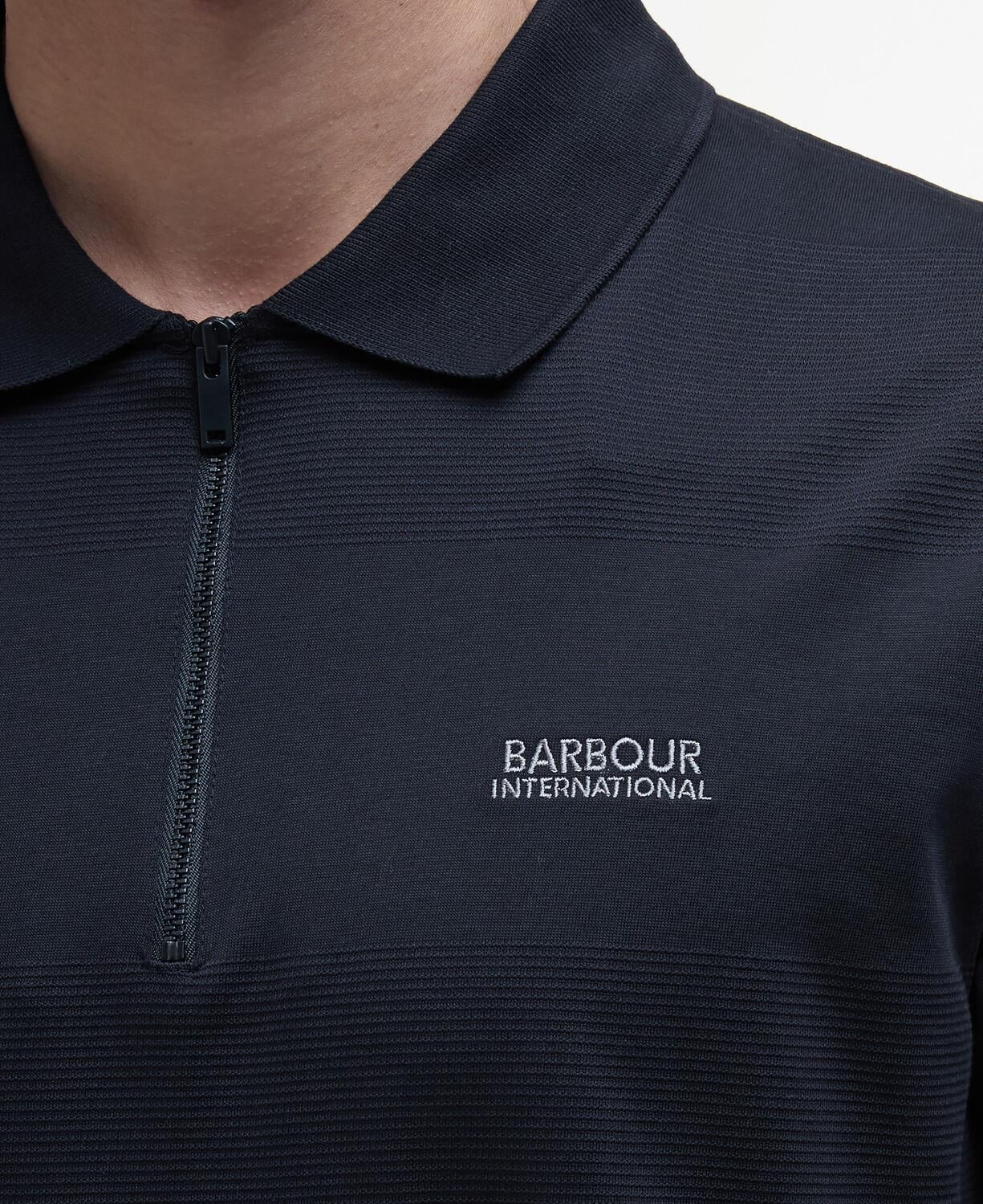 B.Intl Chapter Jacquard Texture Polo Yaka