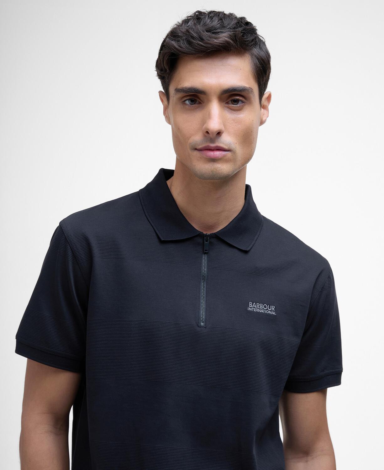 B.Intl Chapter Jacquard Texture Polo Yaka