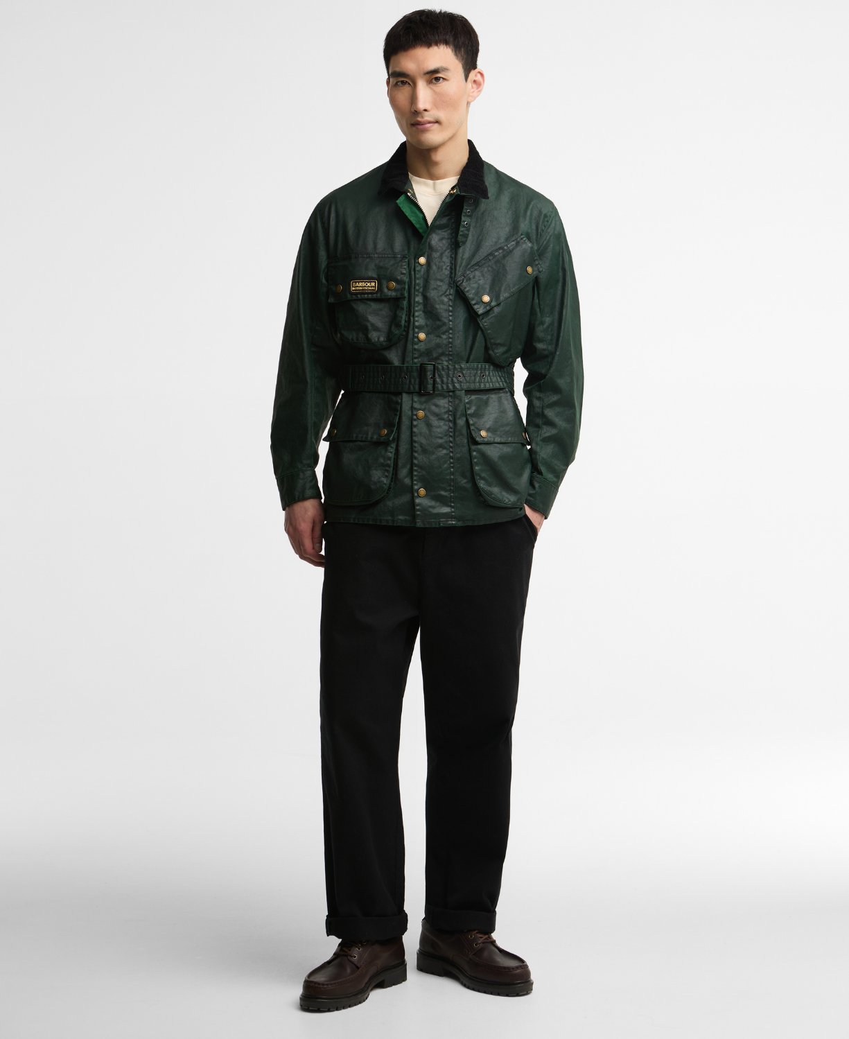 B.Intl Distressed 90th Anniversary Casual Ceket