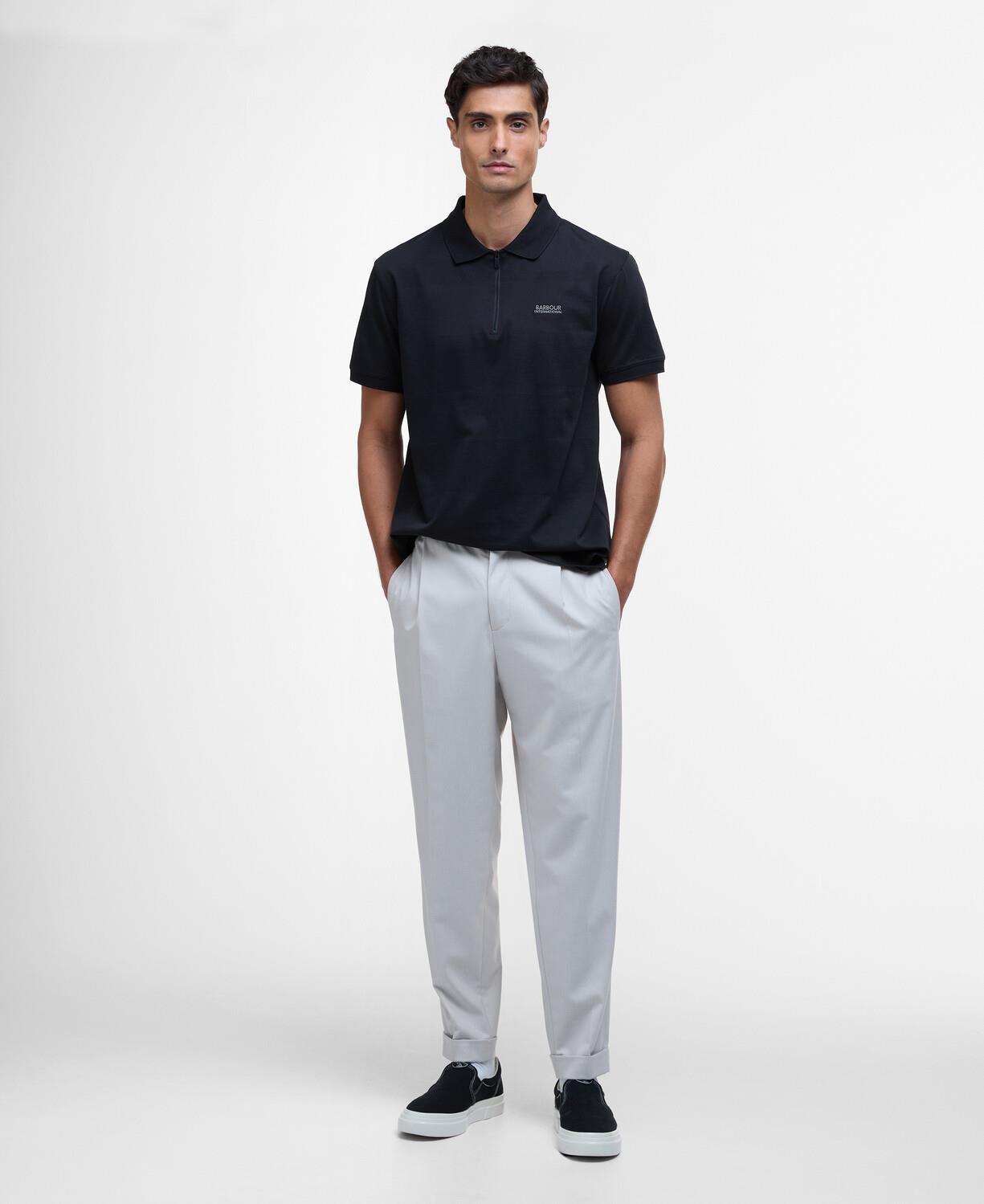 B.Intl Chapter Jacquard Texture Polo Yaka