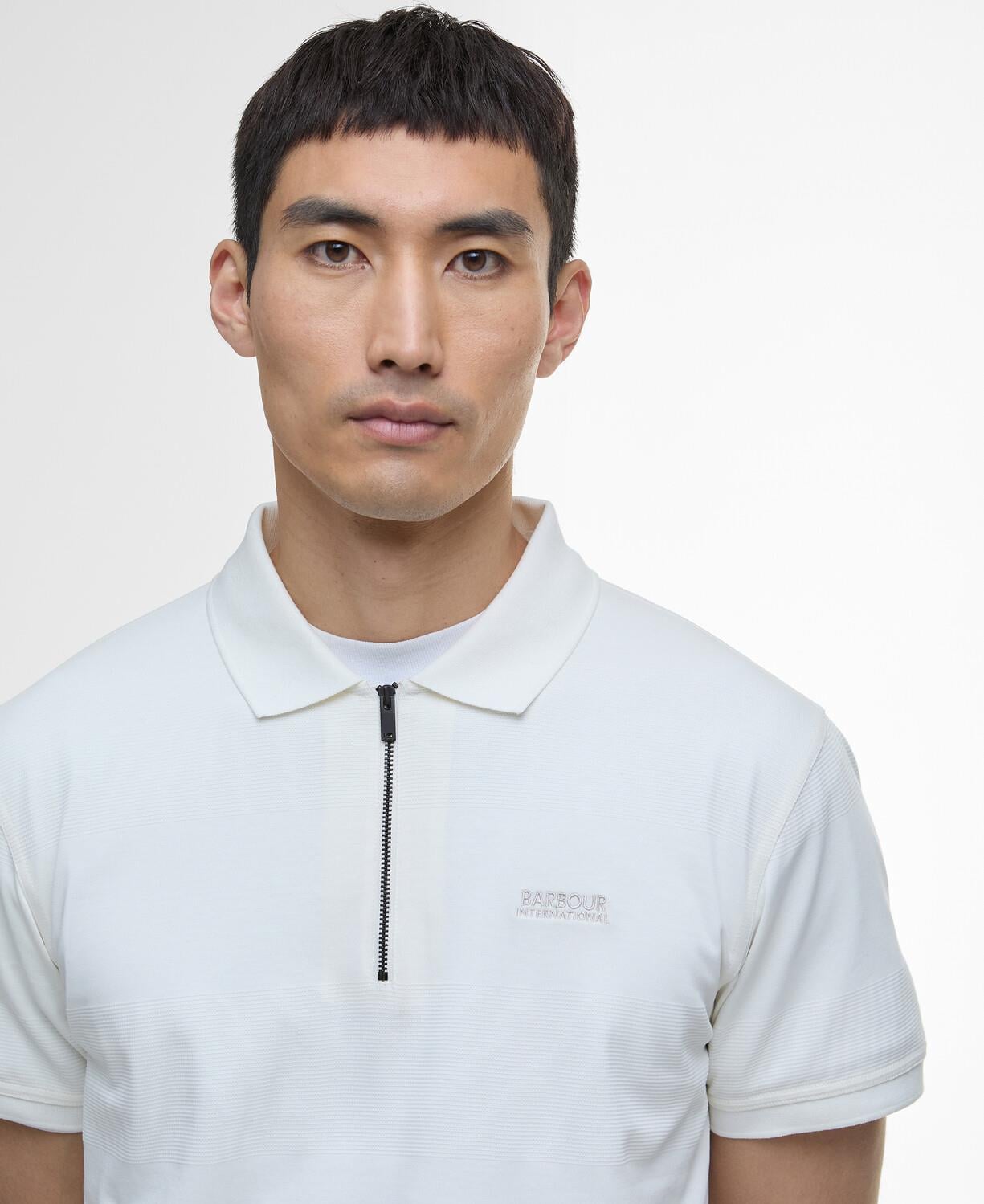 B.Intl Chapter Jacquard Texture Polo Yaka