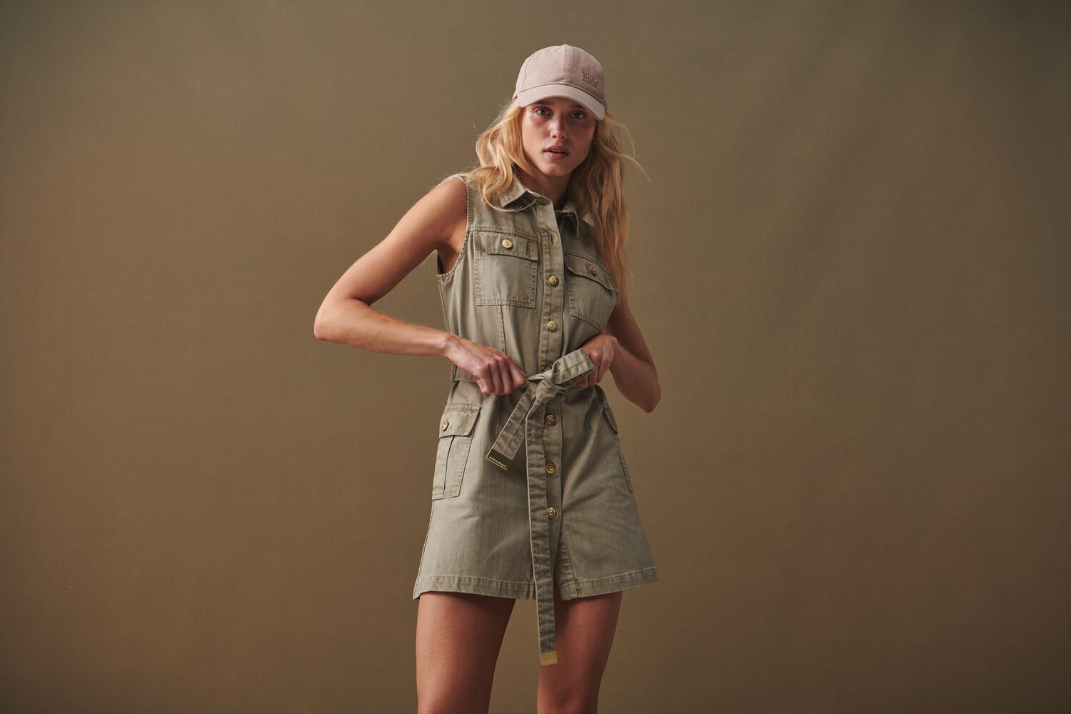 B.Intl Tamsin Denim Mini Elbise