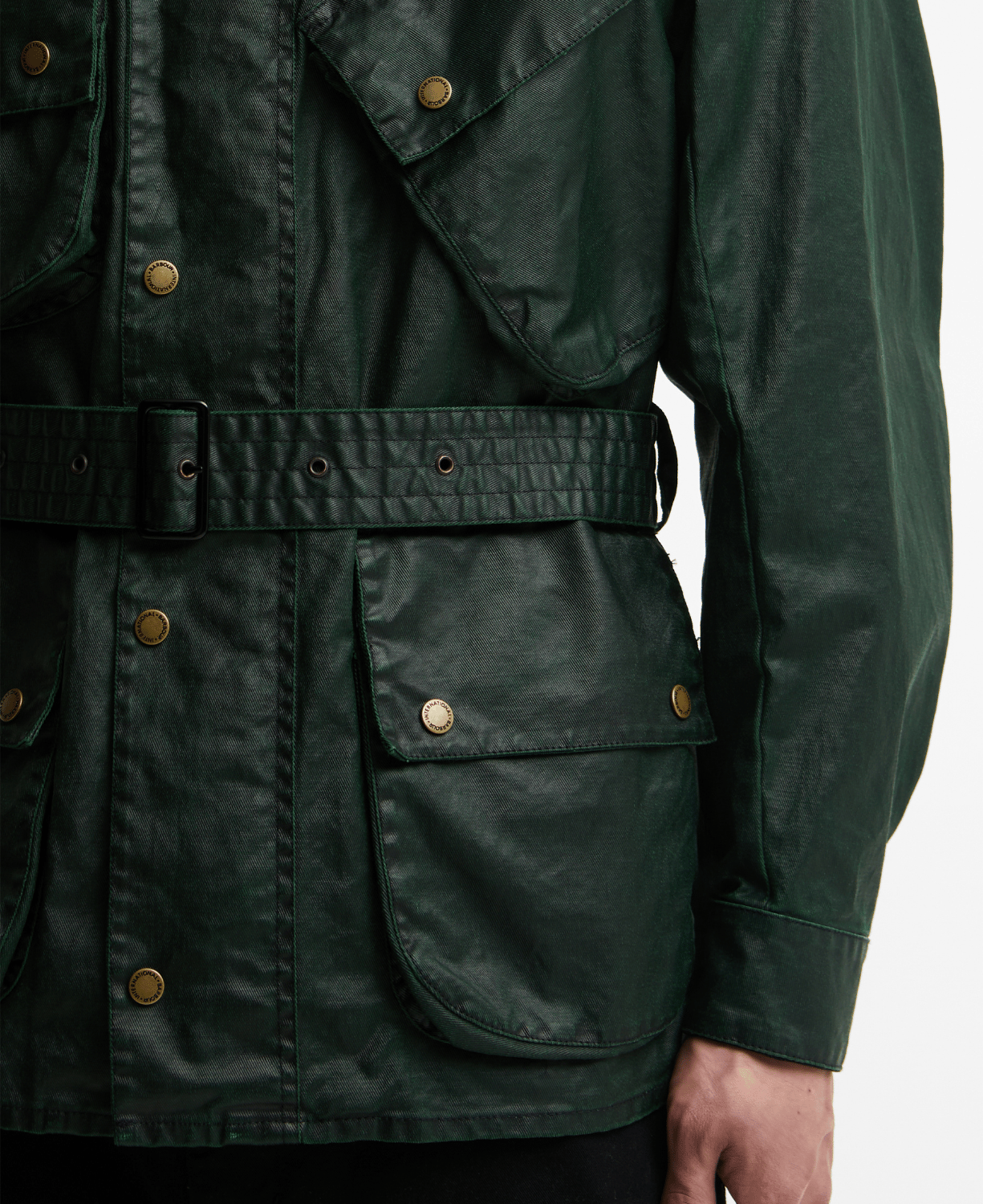 B.Intl Distressed 90th Anniversary Casual Ceket