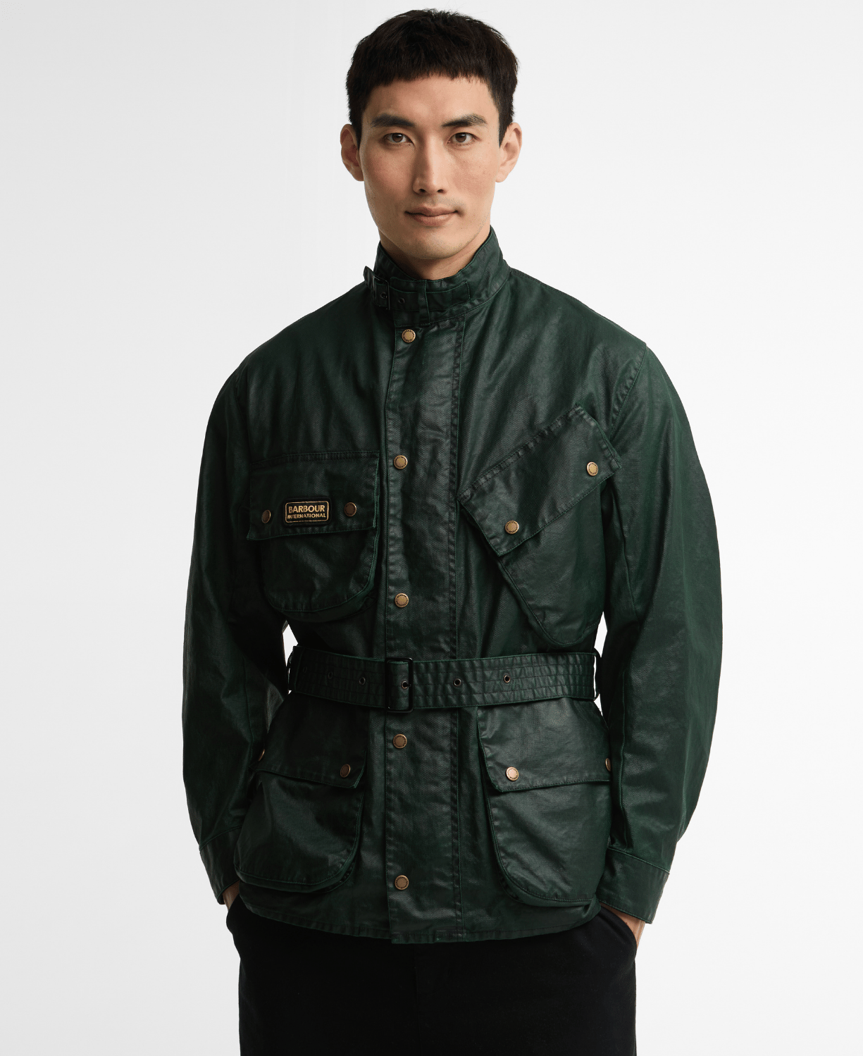 B.Intl Distressed 90th Anniversary Casual Ceket