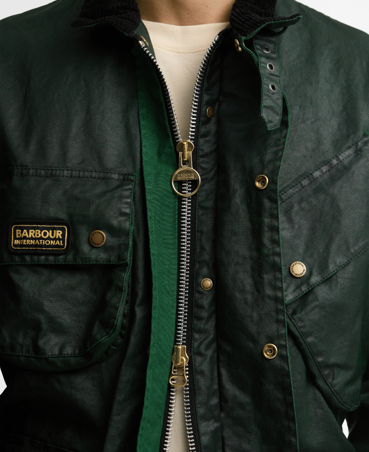 B.Intl Distressed 90th Anniversary Casual Ceket