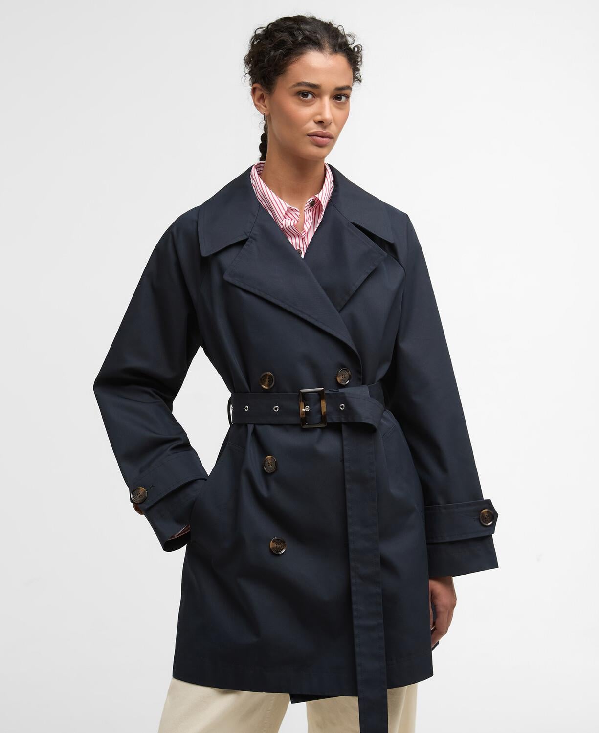 Barbour Adare Trench Showerproof Ceket