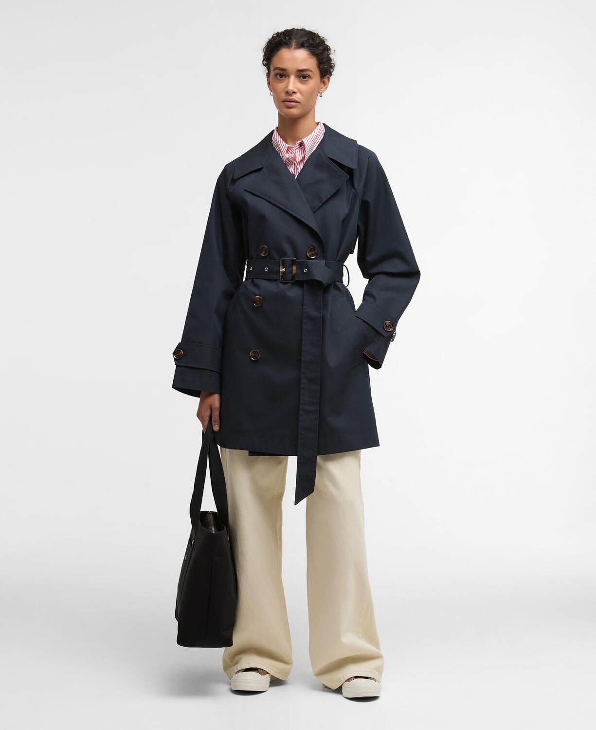 Barbour Adare Trench Showerproof Ceket