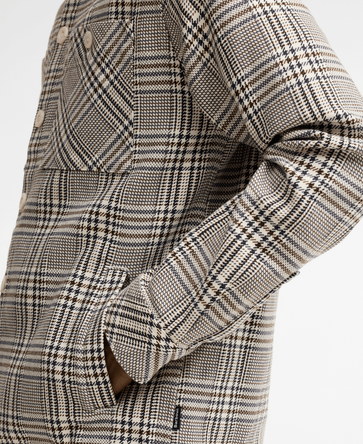 Barbour Alderney Houndstooth Dış Gömlek