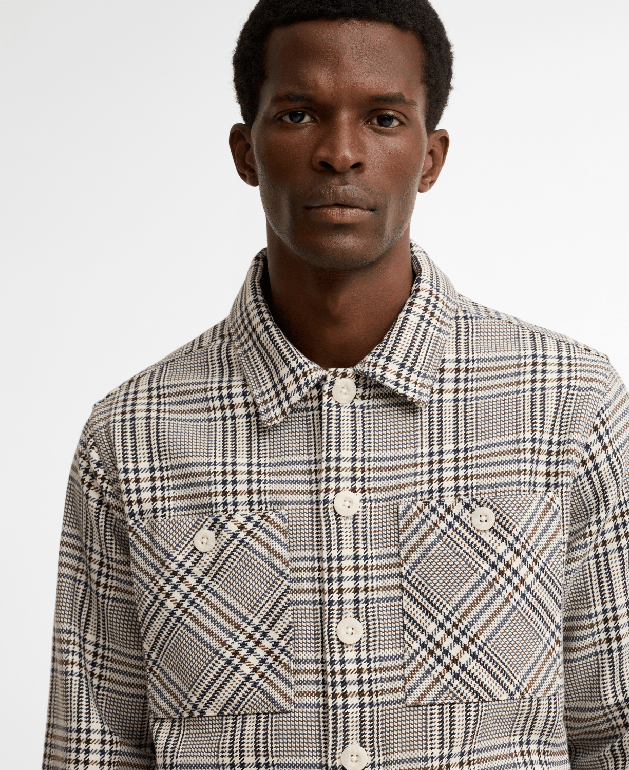 Barbour Alderney Houndstooth Dış Gömlek