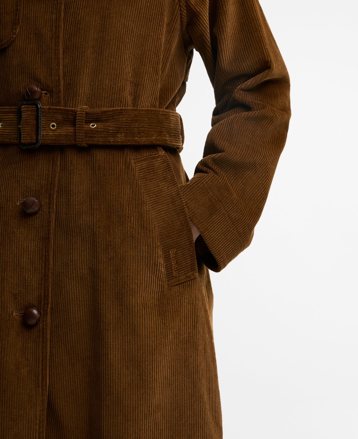 Barbour Antonella Cord Trench Casual Ceket