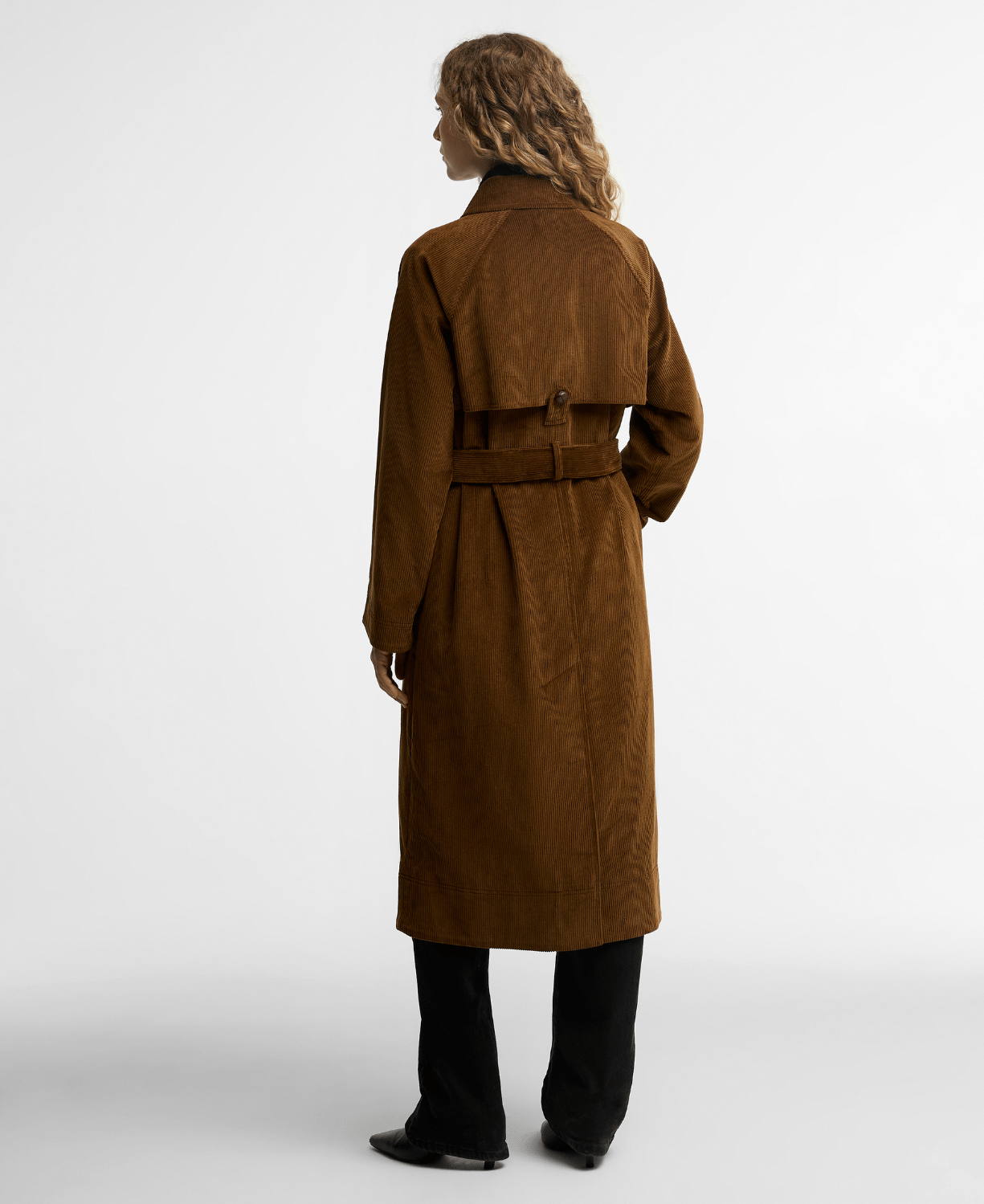 Barbour Antonella Cord Trench Casual Ceket