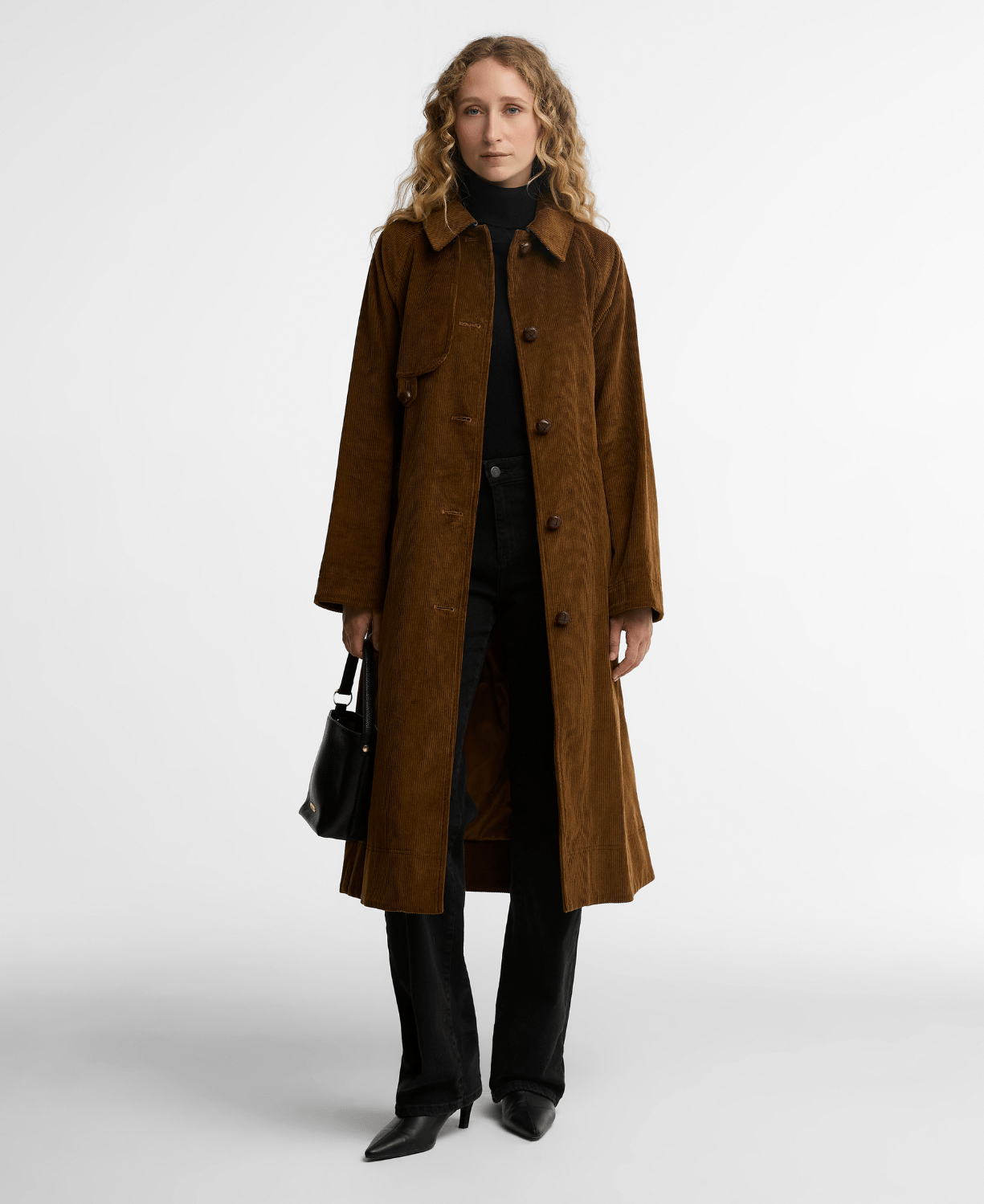 Barbour Antonella Cord Trench Casual Ceket