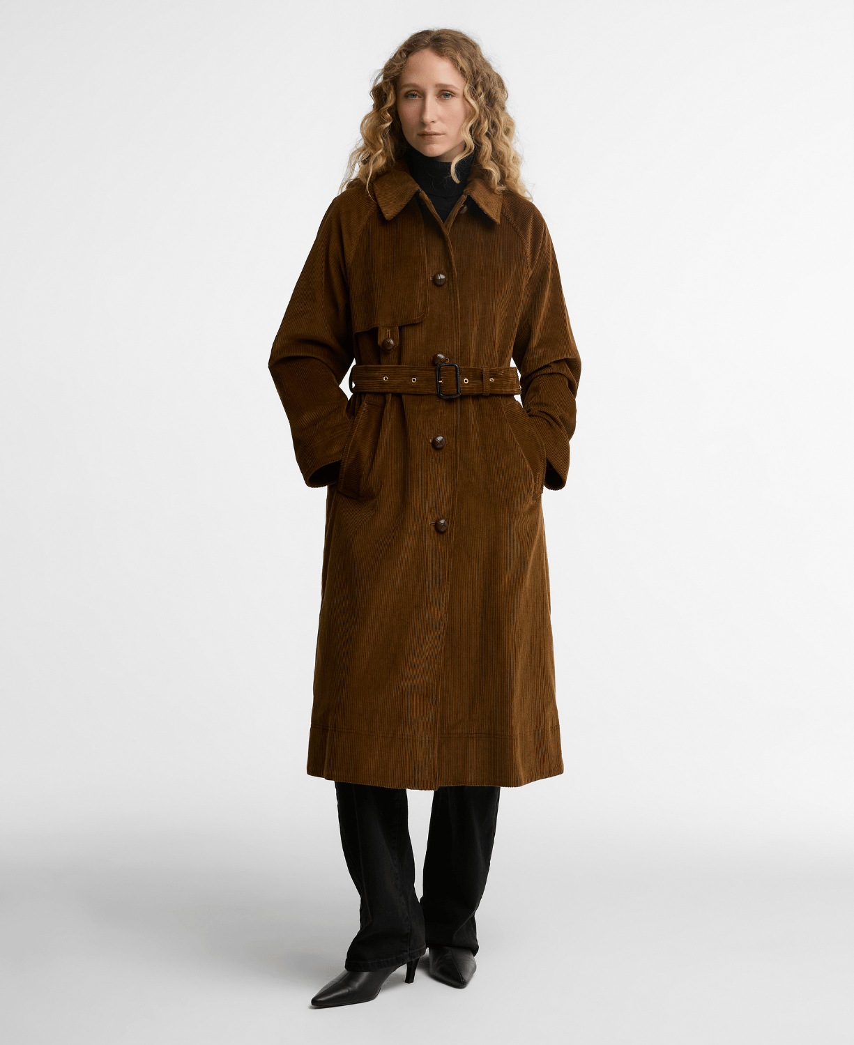 Barbour Antonella Cord Trench Casual Ceket