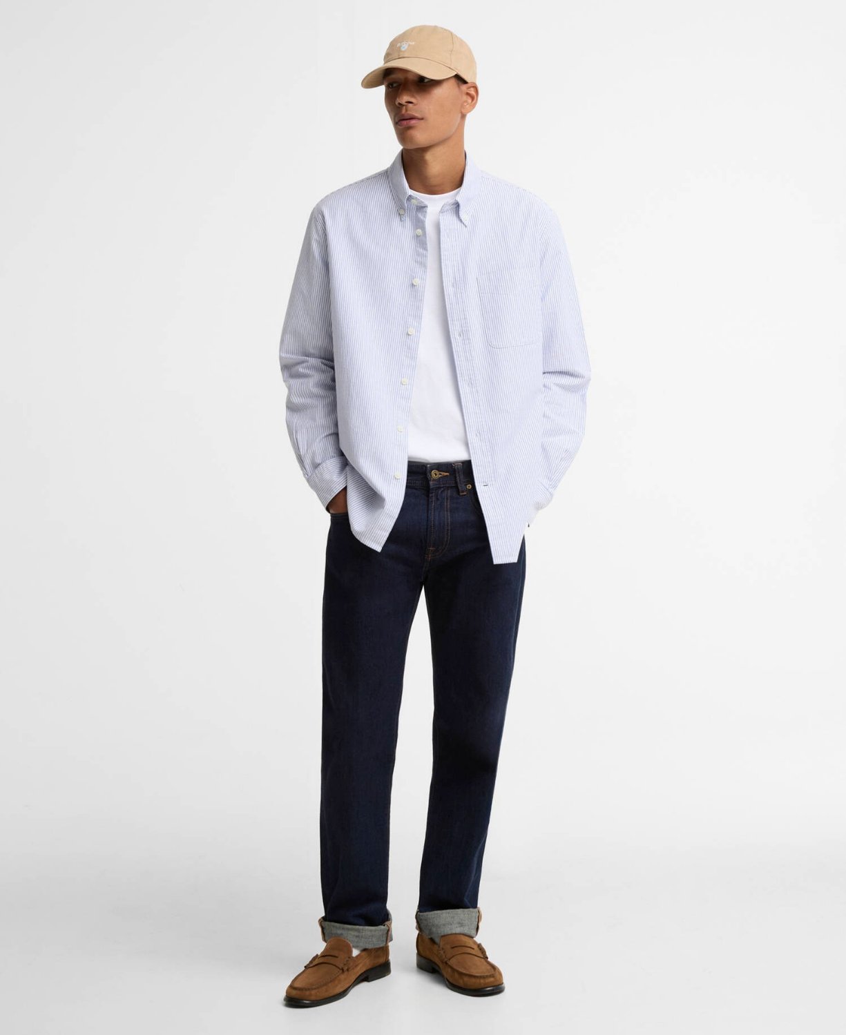 Barbour Authentic Striped Oxford Gömlek
