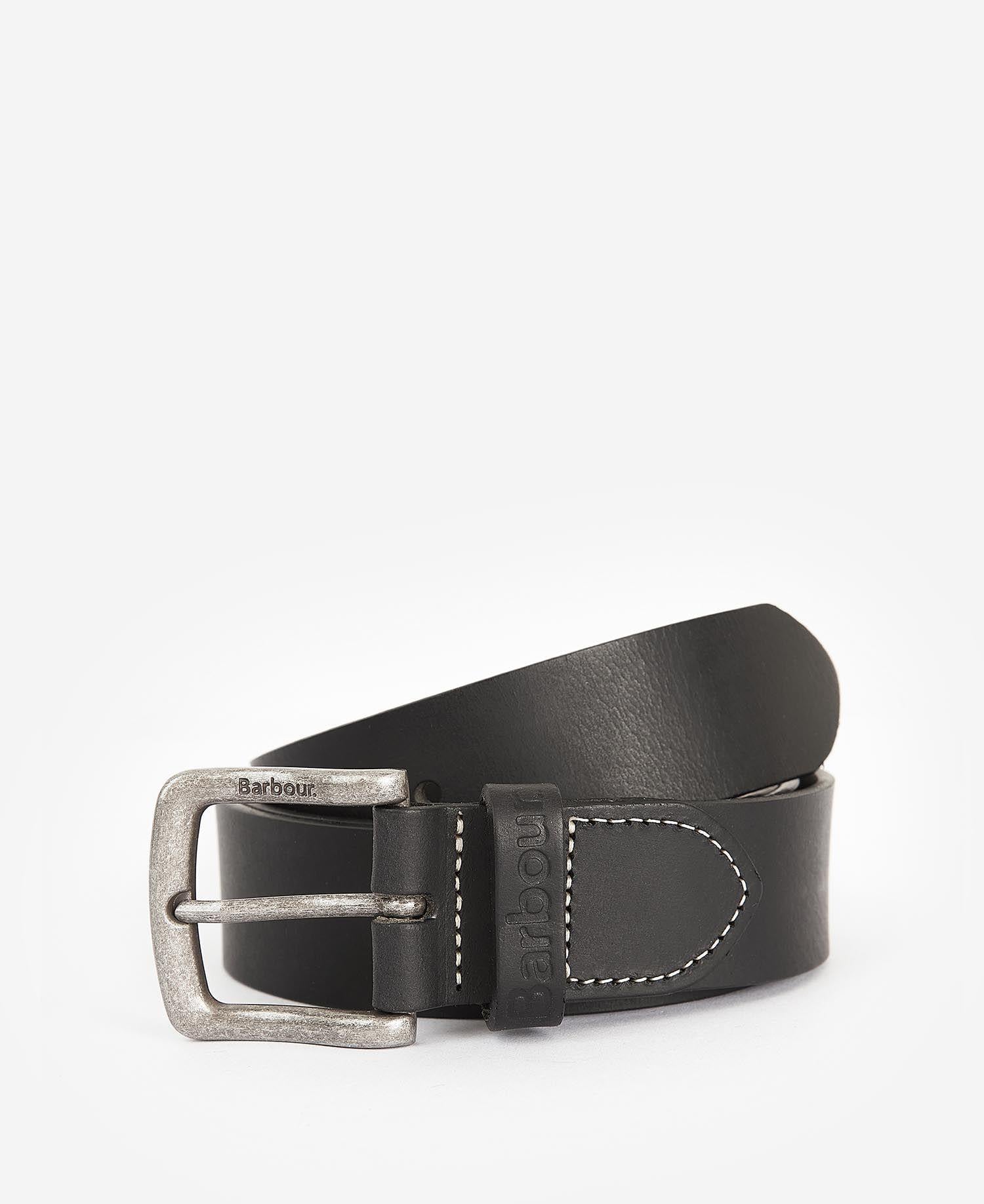 Barbour Billfold Deri Kemer & Cüzdan Hediye Seti