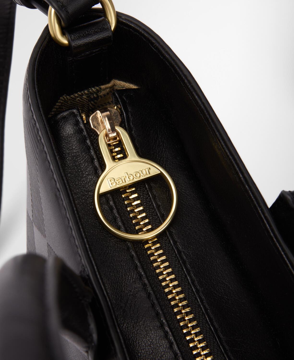 Barbour Birch Deboss Leather Tote Çanta