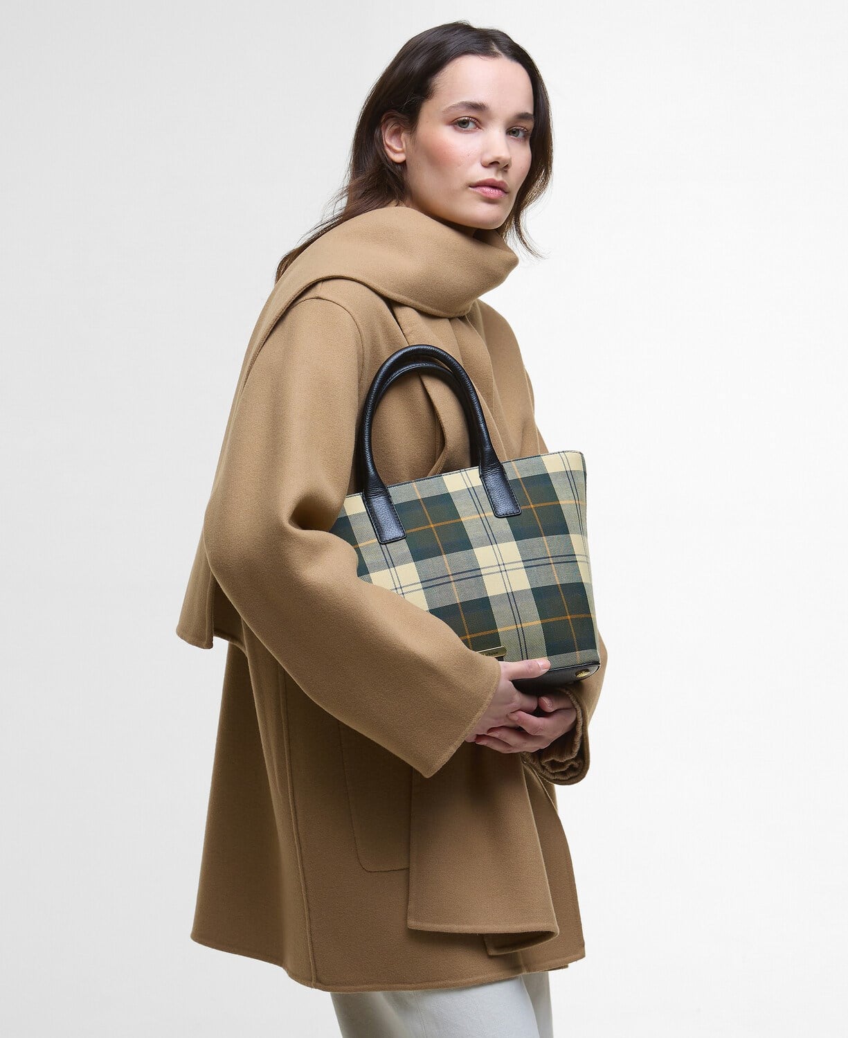 Barbour Birch Tartan Kol Çantası