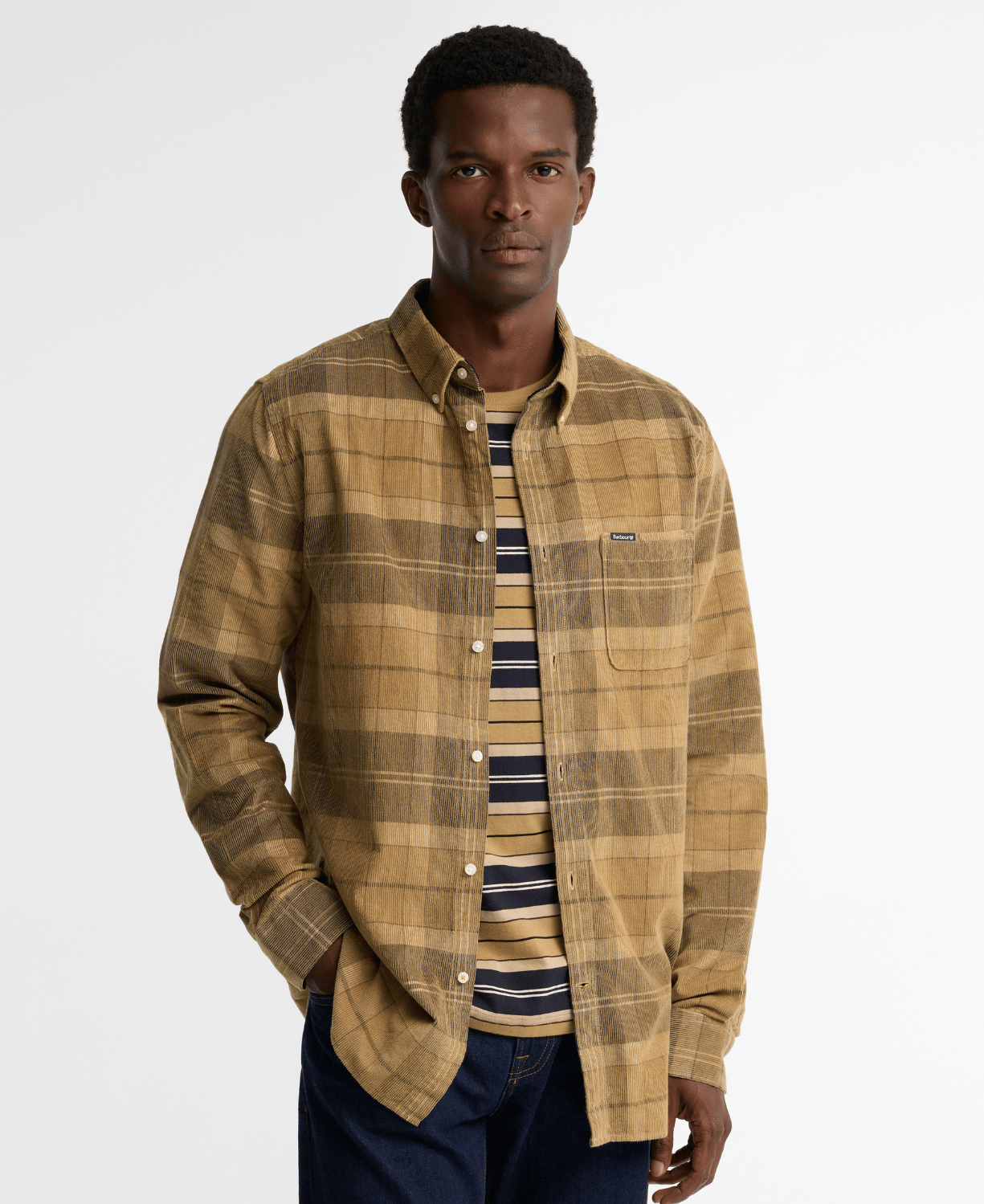 Barbour Blair Tailored Tartan Cord Gömlek