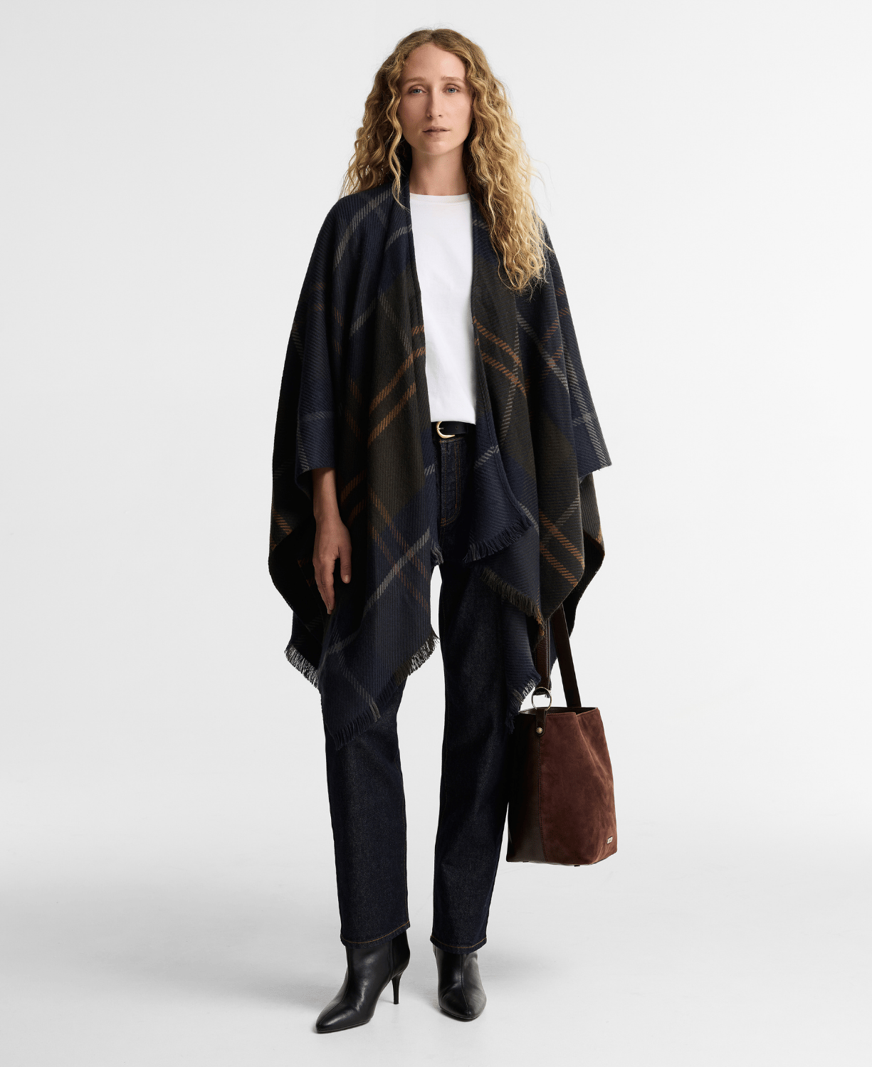 Barbour Blair Tartan Panço Şal