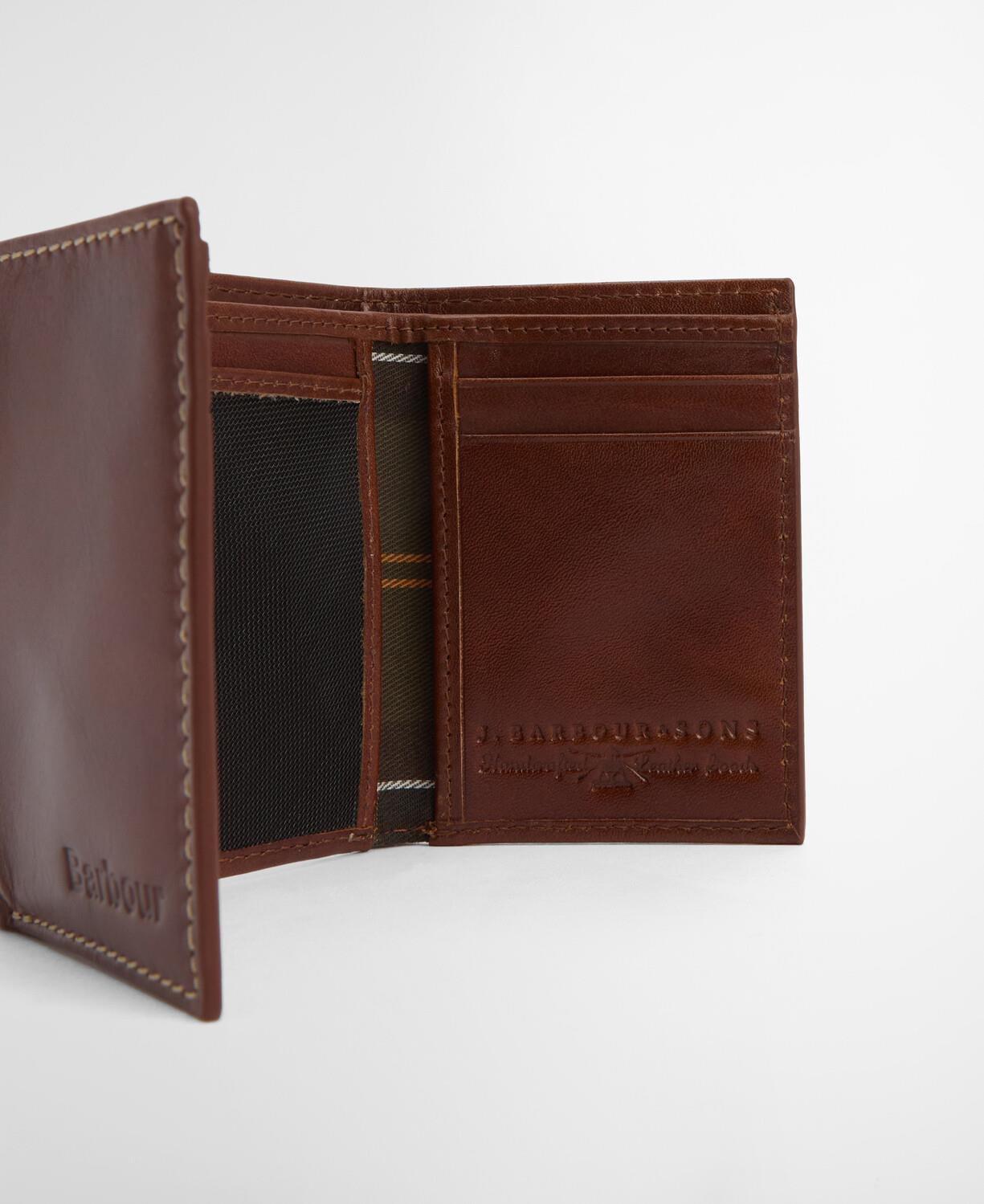 Barbour Bywell Deri Bi Fold Cüzdan