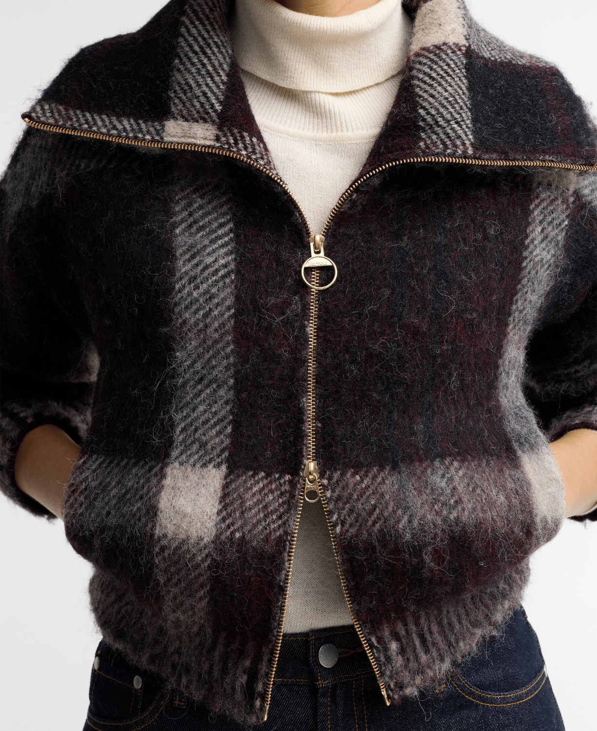 Barbour Carville Knitted Zip Hırka