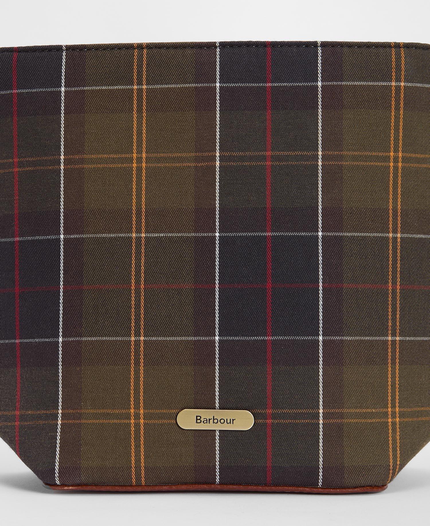 Barbour Cedar Tartan Bucket Kol Çantası